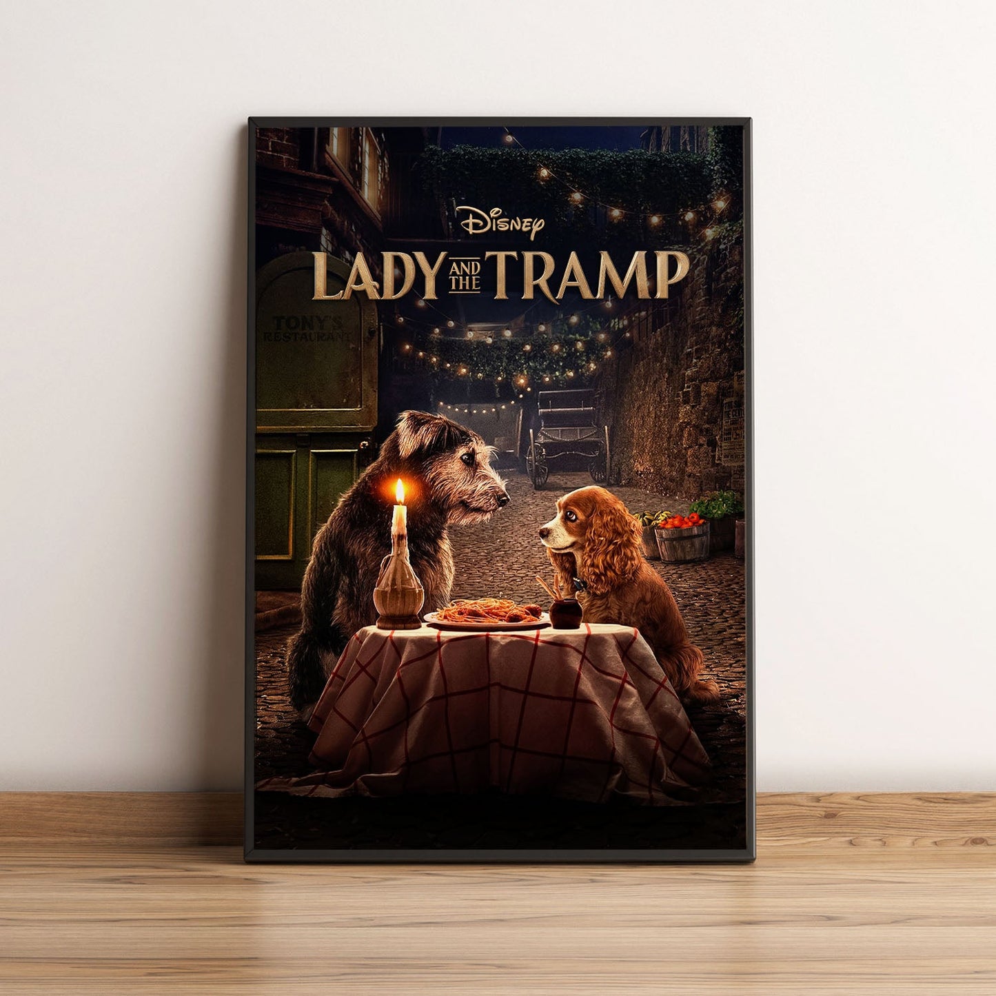 Flex Designs Poster Lady and the Tramp Live Action 5 x 7" Home Goods - Movie 2019 Movie Poster