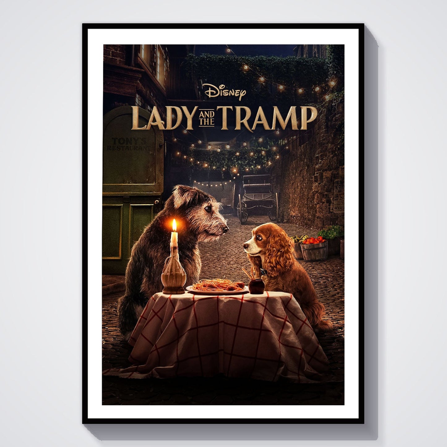 Flex Designs Poster Lady and the Tramp Live Action 8 x 10" Home Goods - Movie 2019 Movie Poster