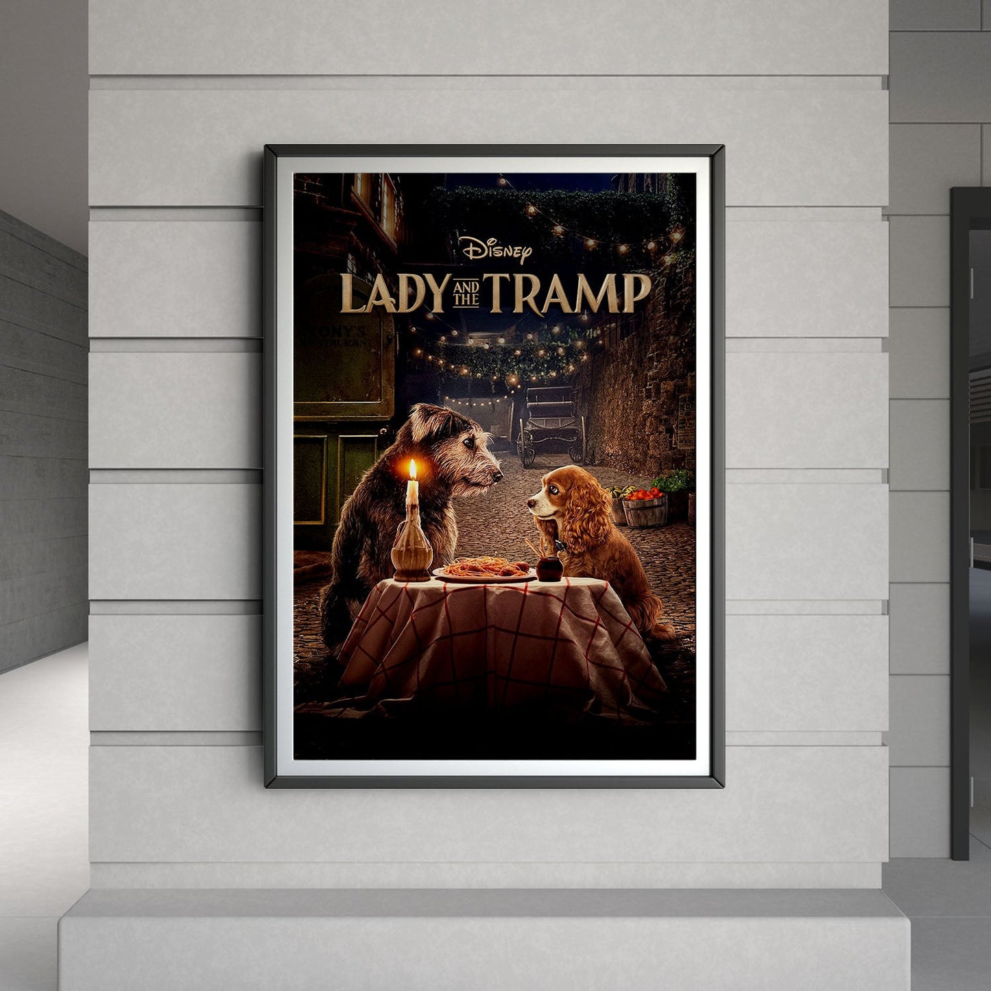Flex Designs Poster Lady and the Tramp Live Action 8 x 10" Home Goods - Movie 2019 Movie Poster