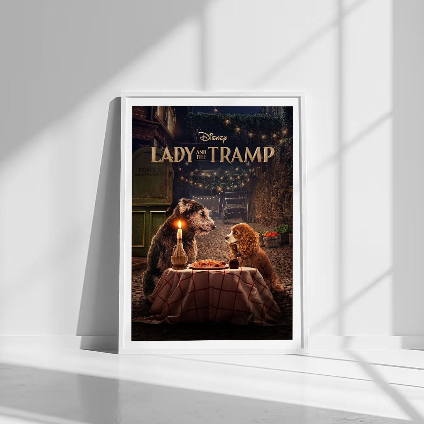 Flex Designs Poster Lady and the Tramp Live Action 8 x 10" Home Goods - Movie 2019 Movie Poster