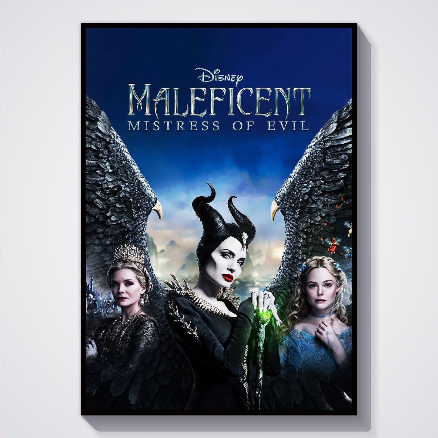 Flex Designs Poster Maleficent Mistress of Evil Live Action 5 x 7" Home Goods - Movie 2019 Movie Poster