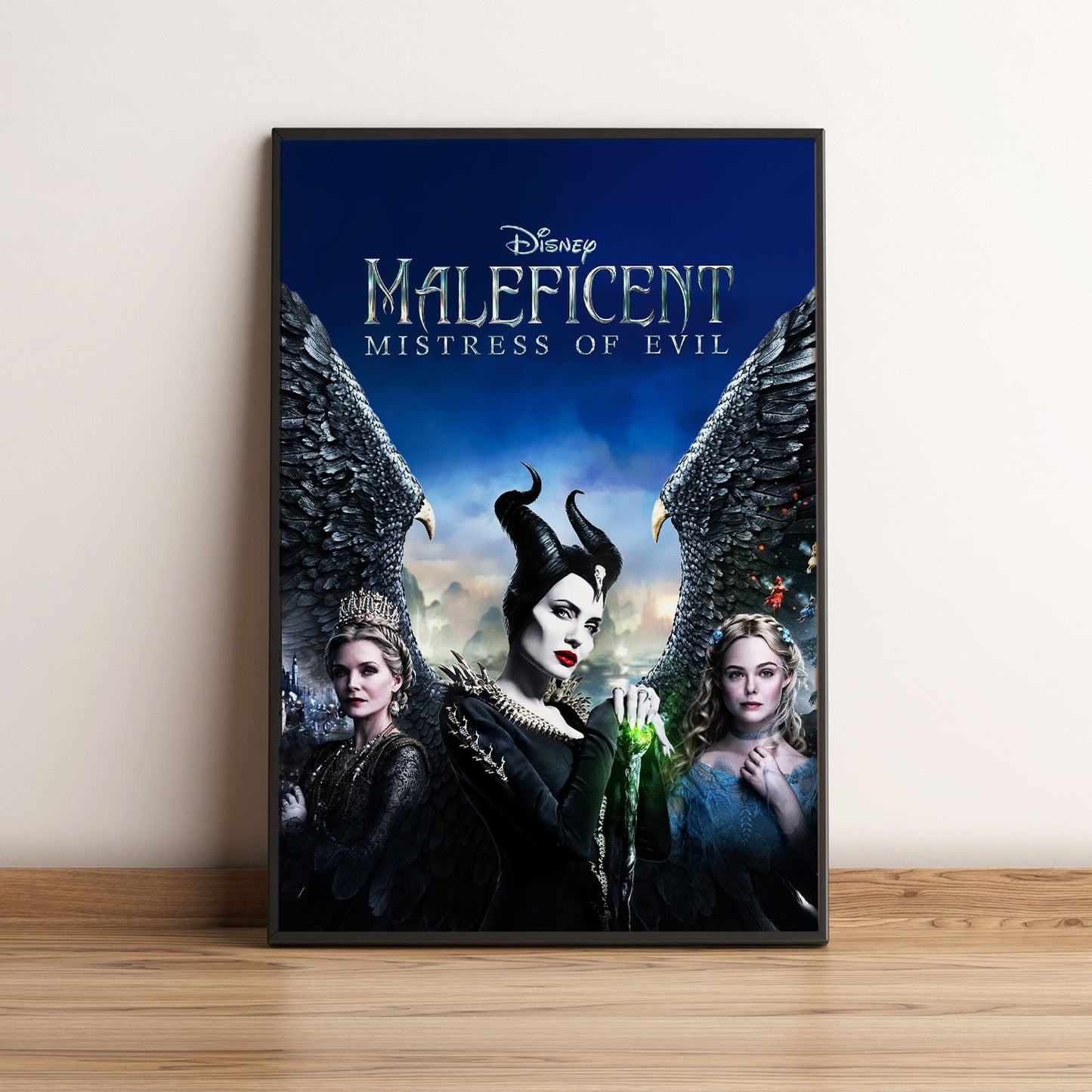 Flex Designs Poster Maleficent Mistress of Evil Live Action 5 x 7" Home Goods - Movie 2019 Movie Poster