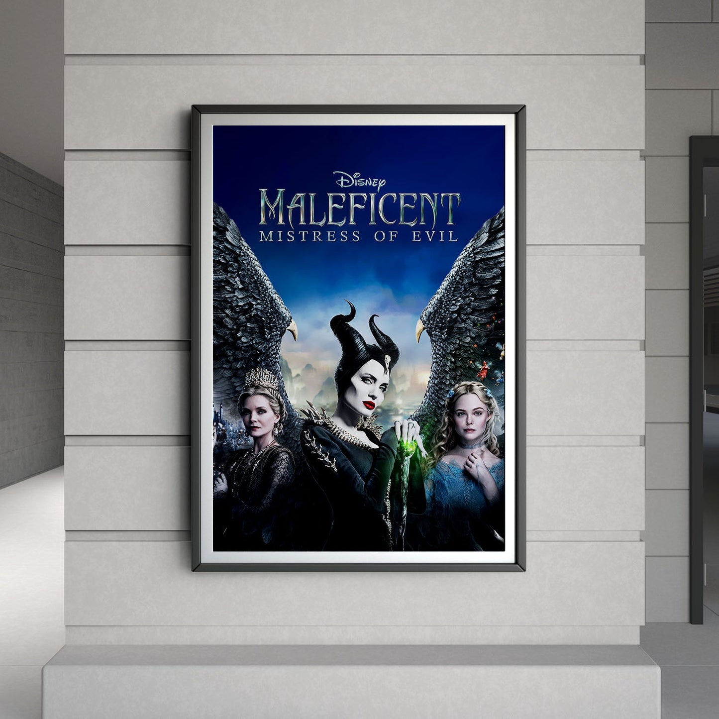 Flex Designs Poster Maleficent Mistress of Evil Live Action 8 x 10" Home Goods - Movie 2019 Movie Poster