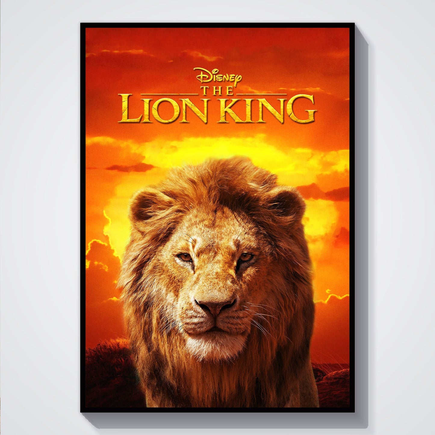 Flex Designs Poster The Lion King Live Action 5 x 7" Home Goods - Movie 2019 Movie Poster