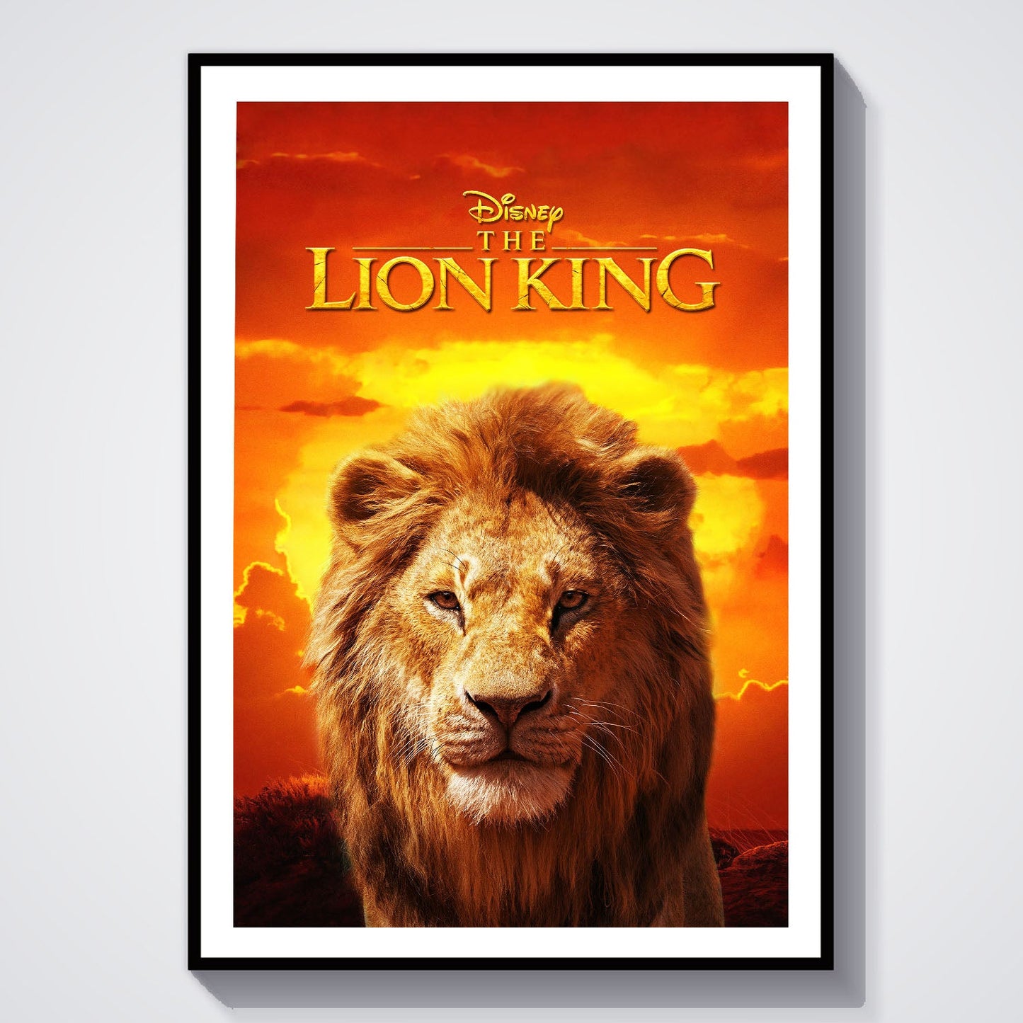 Flex Designs Poster The Lion King Live Action 8 x 10" Home Goods - Movie 2019 Movie Poster