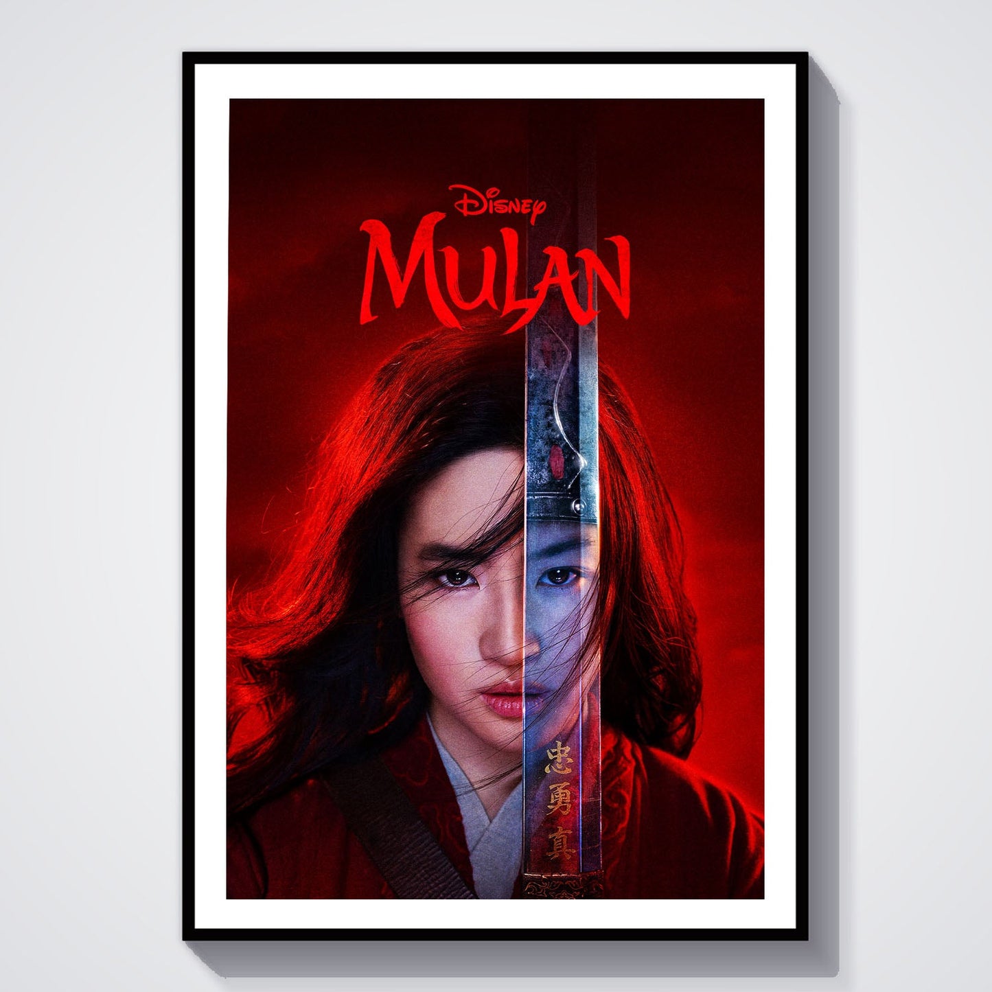 Flex Designs Poster Mulan Live Action 8 x 10" Home Goods - Movie 2020 Movie Poster
