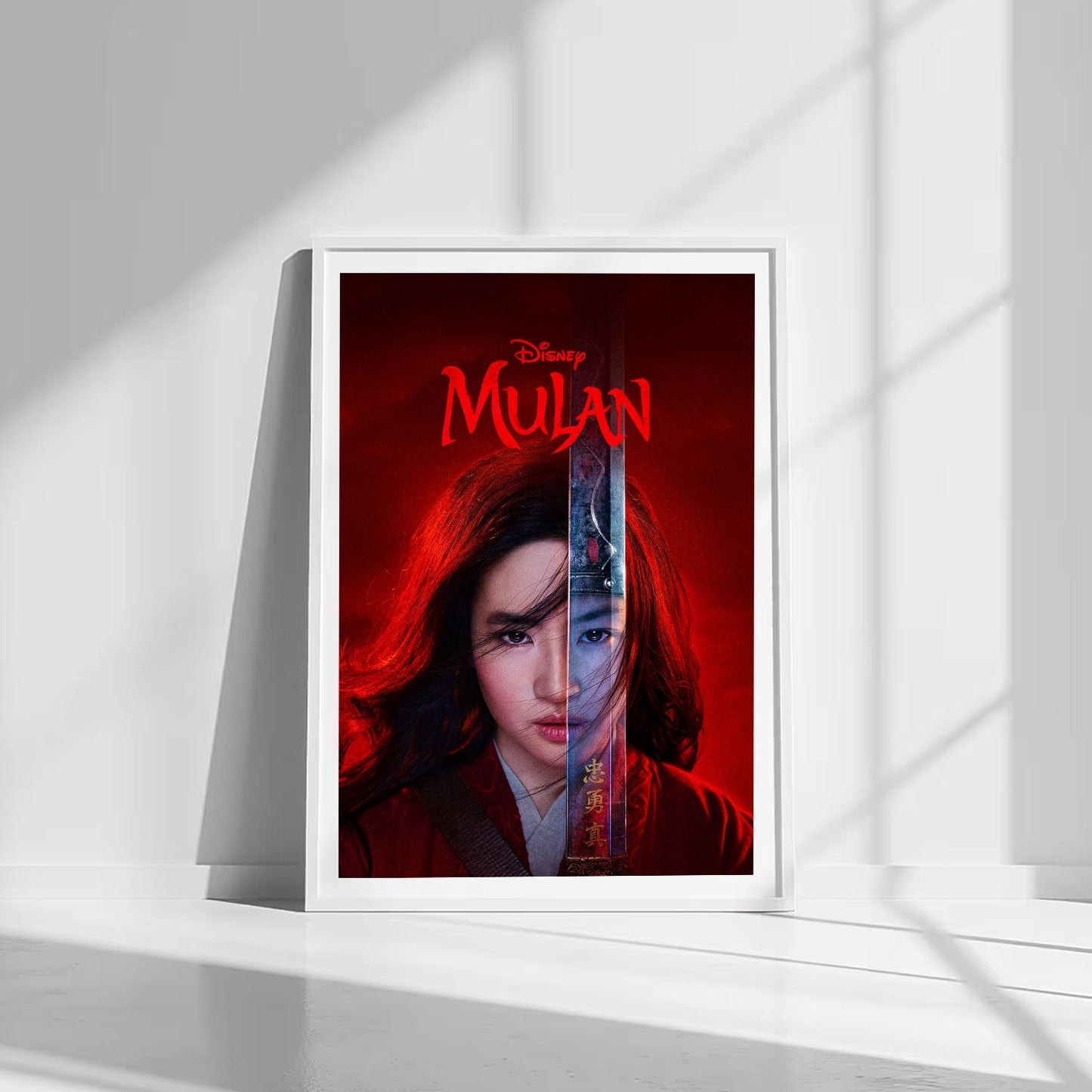 Flex Designs Poster Mulan Live Action 8 x 10" Home Goods - Movie 2020 Movie Poster