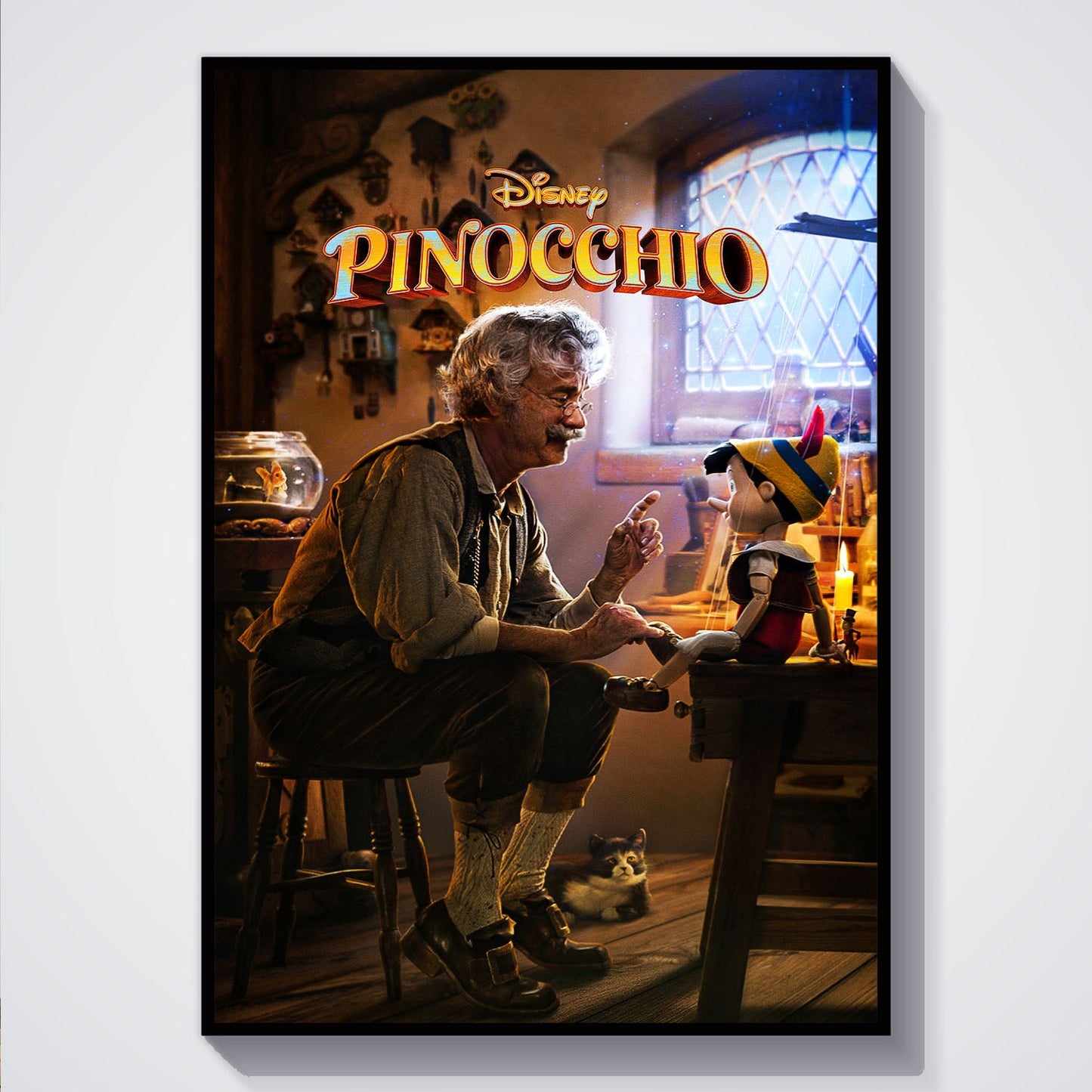 Flex Designs Poster Pinocchio Live Action 5 x 7" Home Goods - Movie 2022 Movie Poster