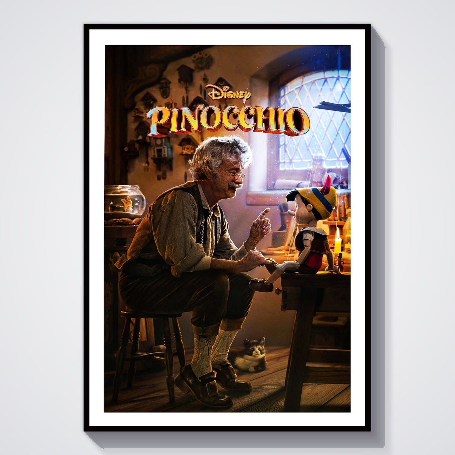 Flex Designs Poster Pinocchio Live Action 8 x 10" Home Goods - Movie 2022 Movie Poster
