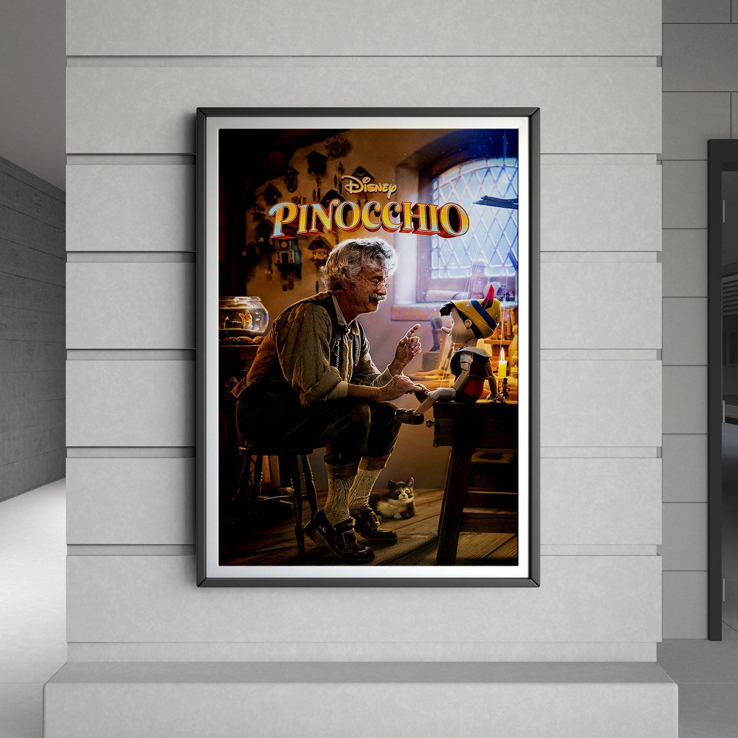 Flex Designs Poster Pinocchio Live Action 8 x 10" Home Goods - Movie 2022 Movie Poster