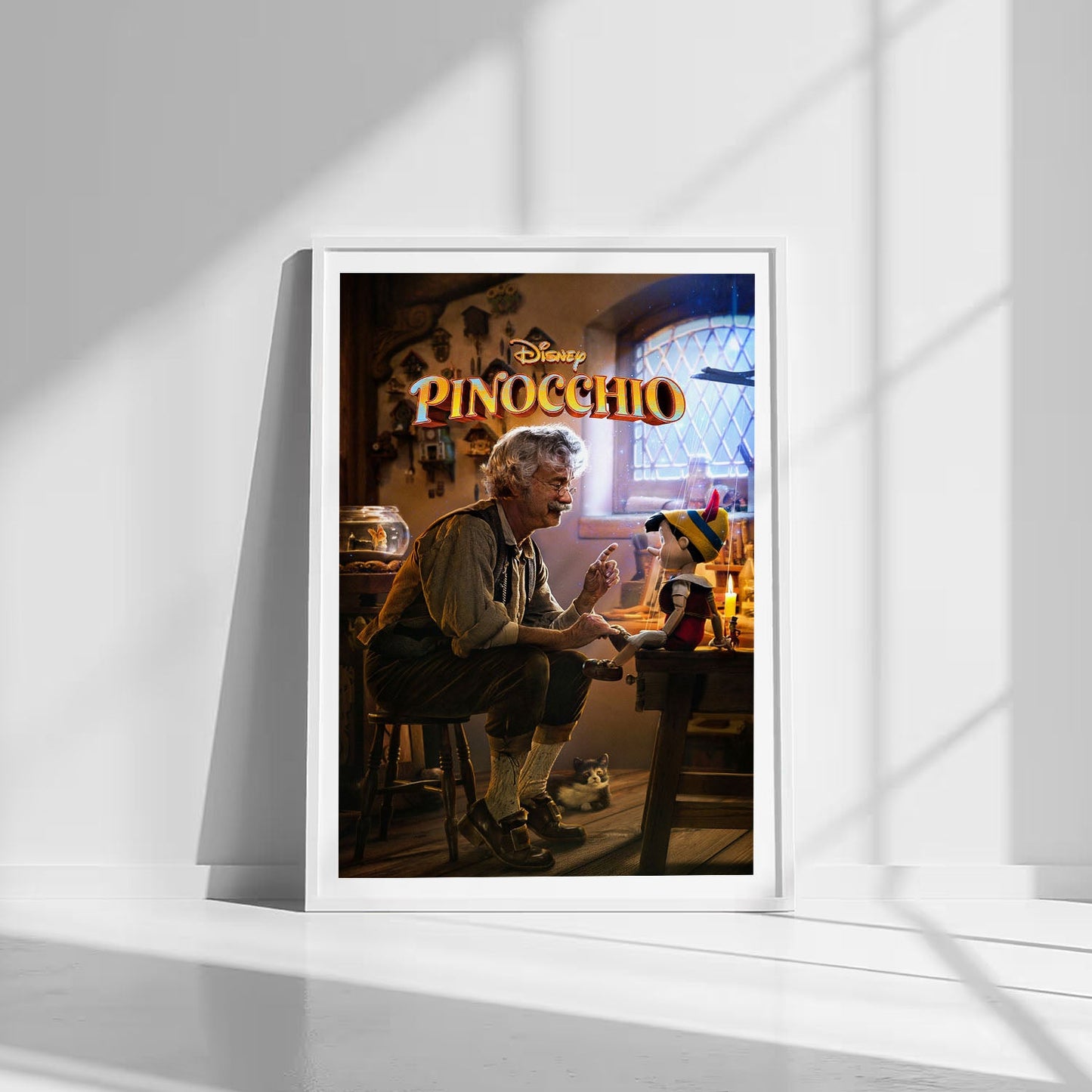 Flex Designs Poster Pinocchio Live Action 8 x 10" Home Goods - Movie 2022 Movie Poster