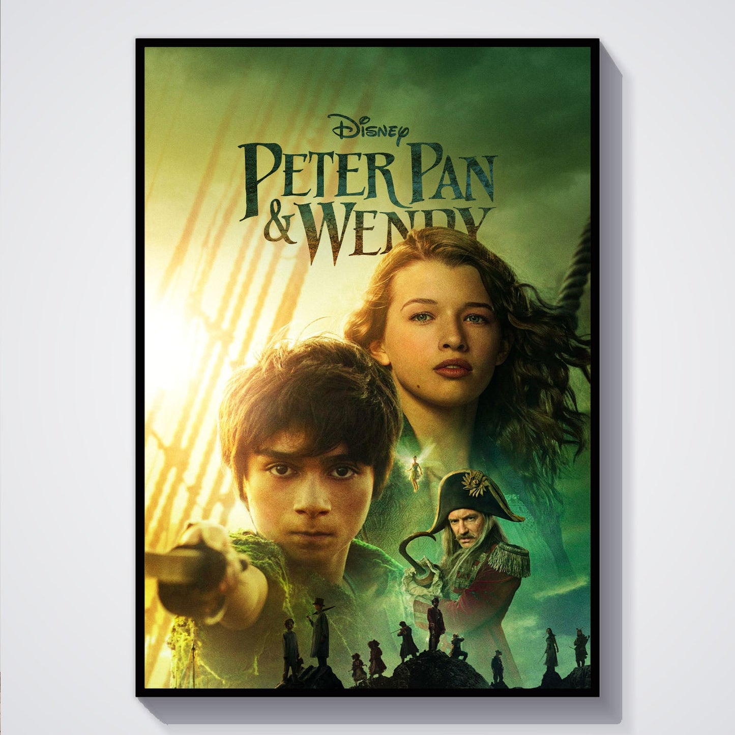 Flex Designs Poster Peter Pan Wendy Live Action 5 x 7" Home Goods - Movie 2023 Movie Poster