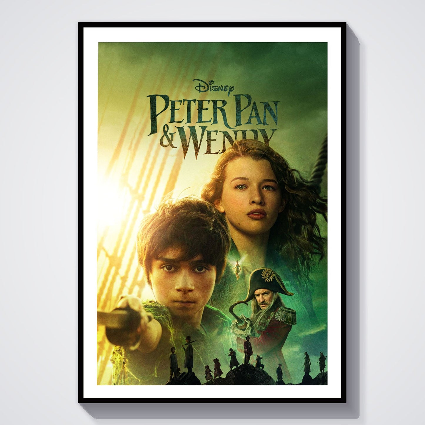 Flex Designs Poster Peter Pan Wendy Live Action 8 x 10" Home Goods - Movie 2023 Movie Poster