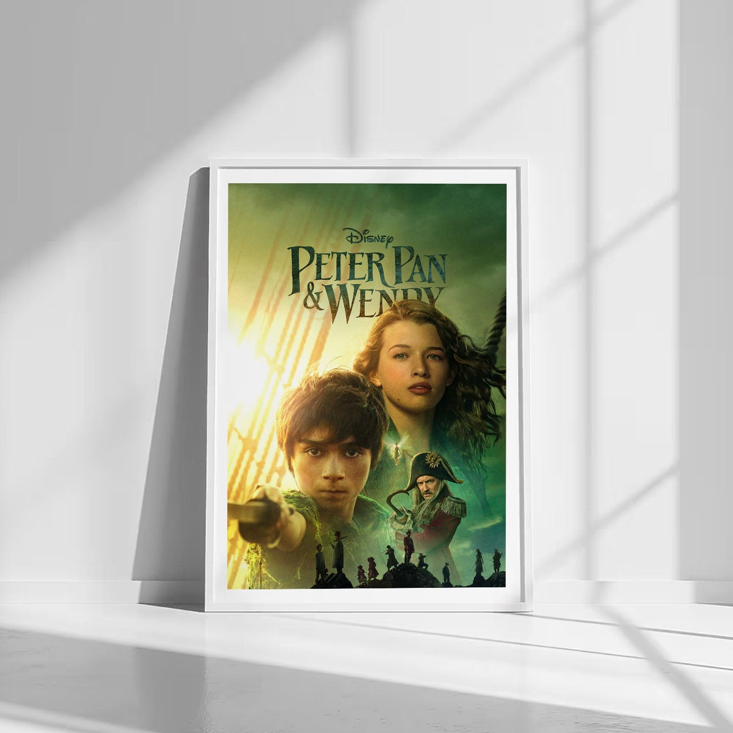 Flex Designs Poster Peter Pan Wendy Live Action 8 x 10" Home Goods - Movie 2023 Movie Poster