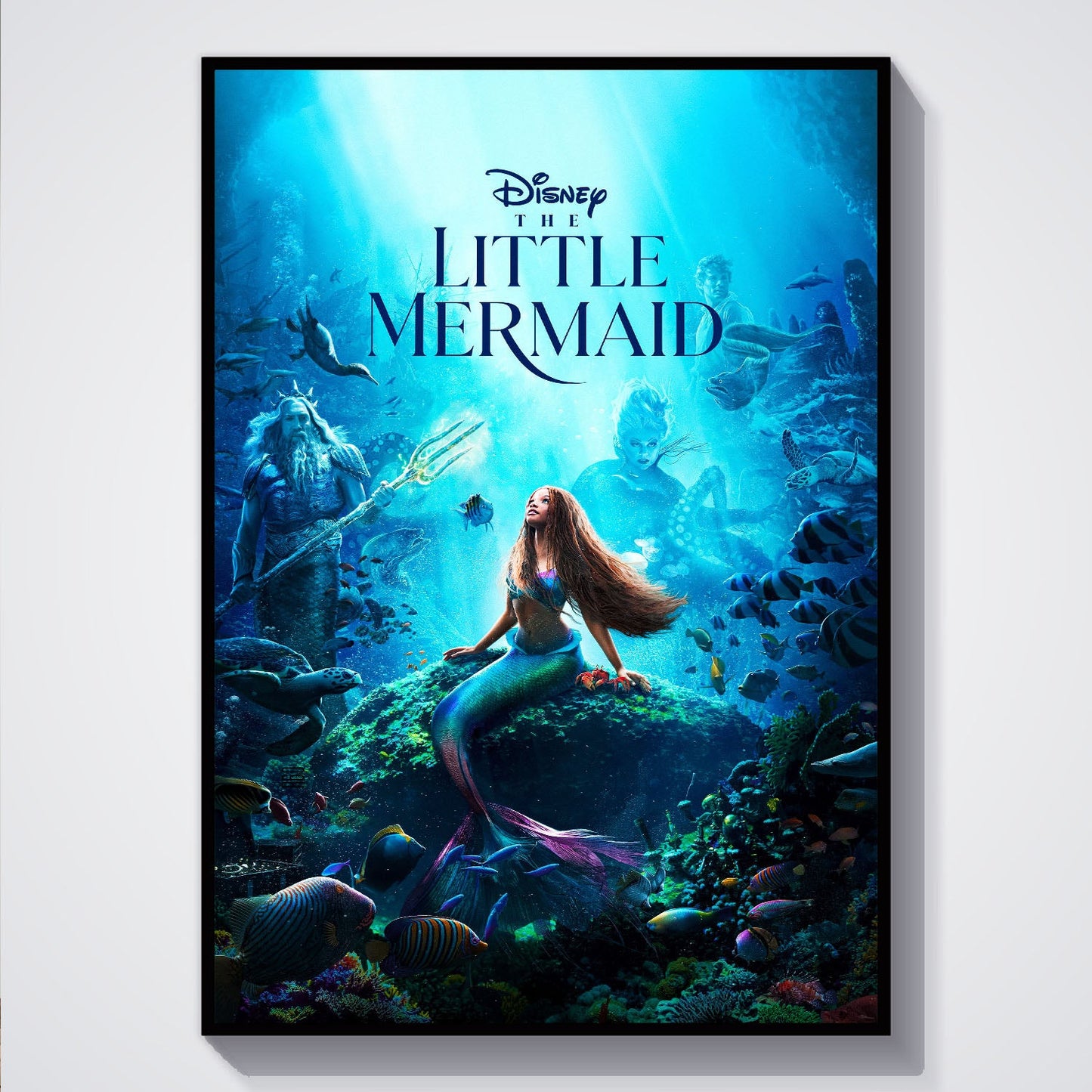 Flex Designs Poster The Little Mermaid Live Action 5 x 7" Home Goods - Movie 2023 Movie Poster