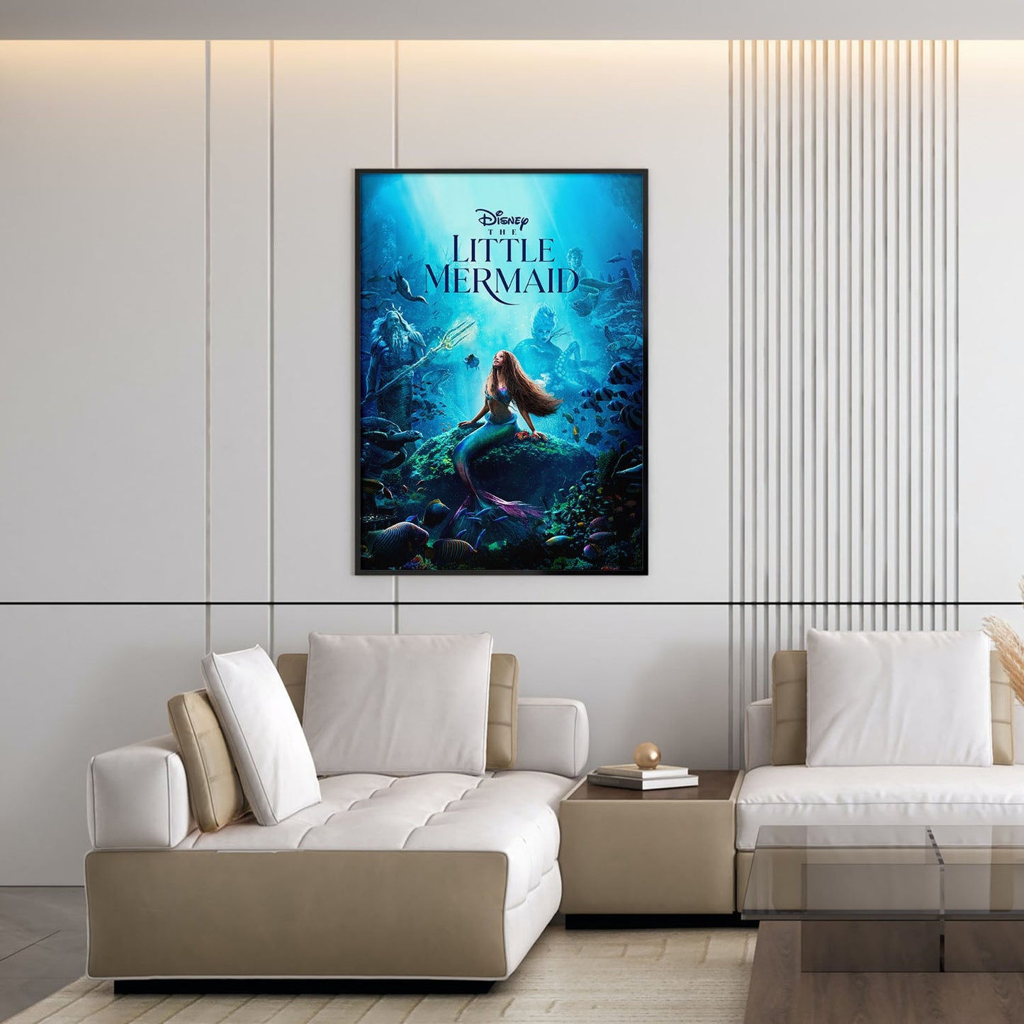 Flex Designs Poster The Little Mermaid Live Action 5 x 7" Home Goods - Movie 2023 Movie Poster