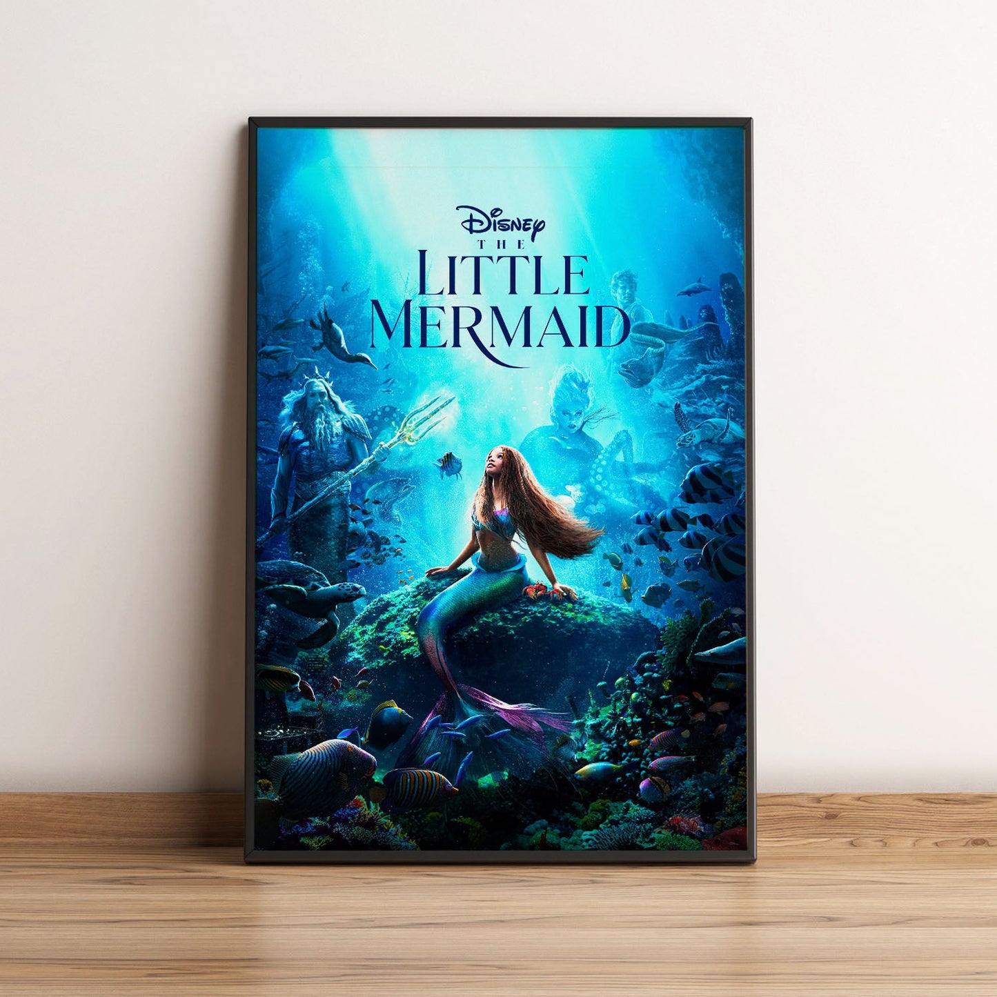Flex Designs Poster The Little Mermaid Live Action 5 x 7" Home Goods - Movie 2023 Movie Poster