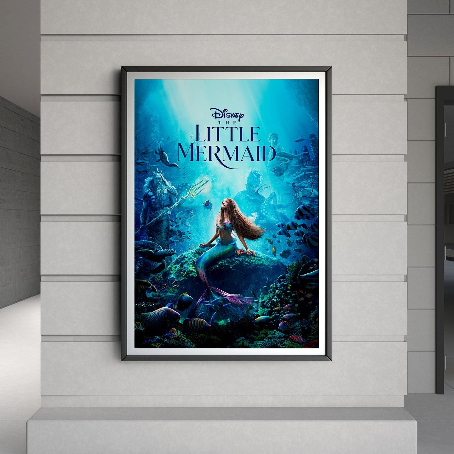 Flex Designs Poster The Little Mermaid Live Action 8 x 10" Home Goods - Movie 2023 Movie Poster