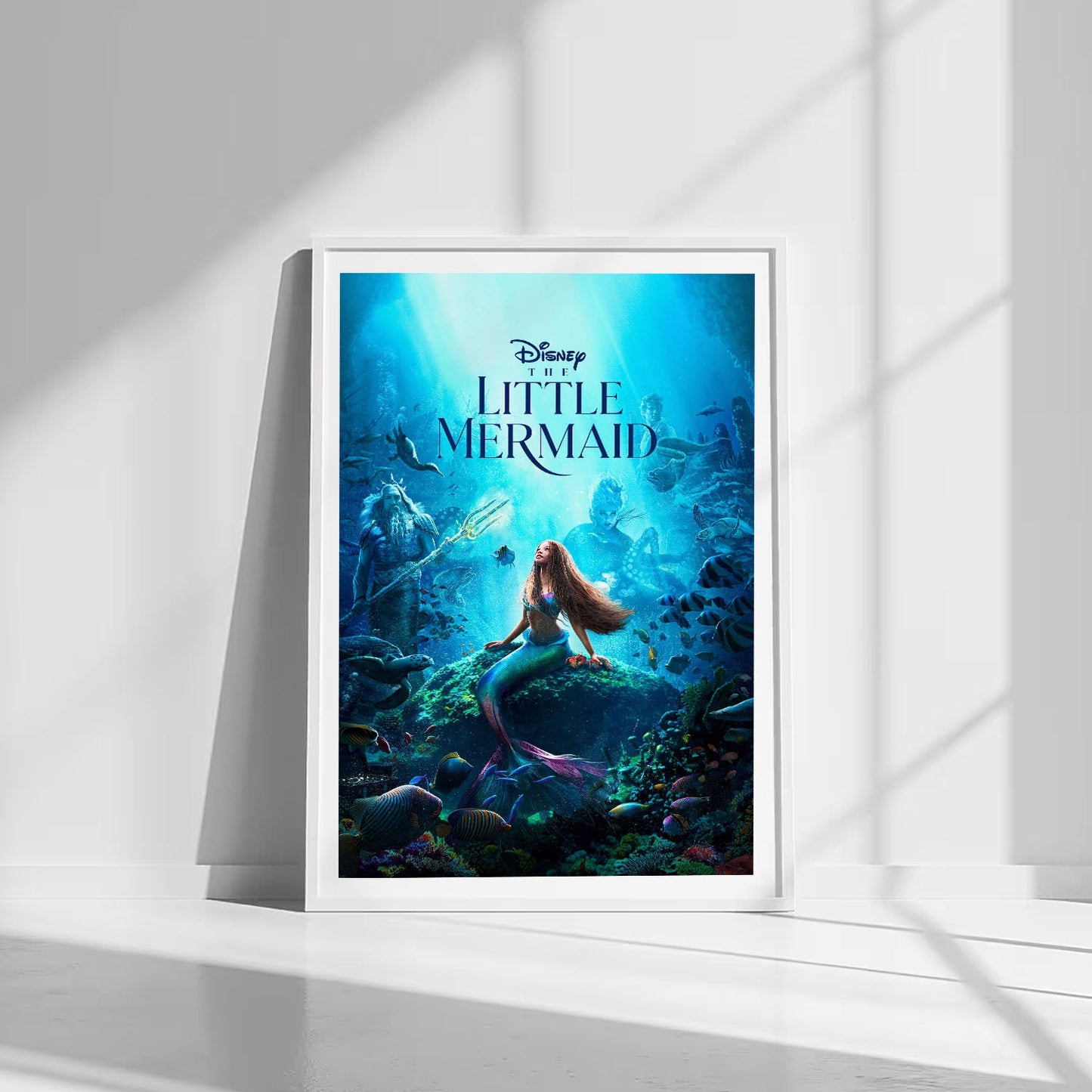 Flex Designs Poster The Little Mermaid Live Action 8 x 10" Home Goods - Movie 2023 Movie Poster