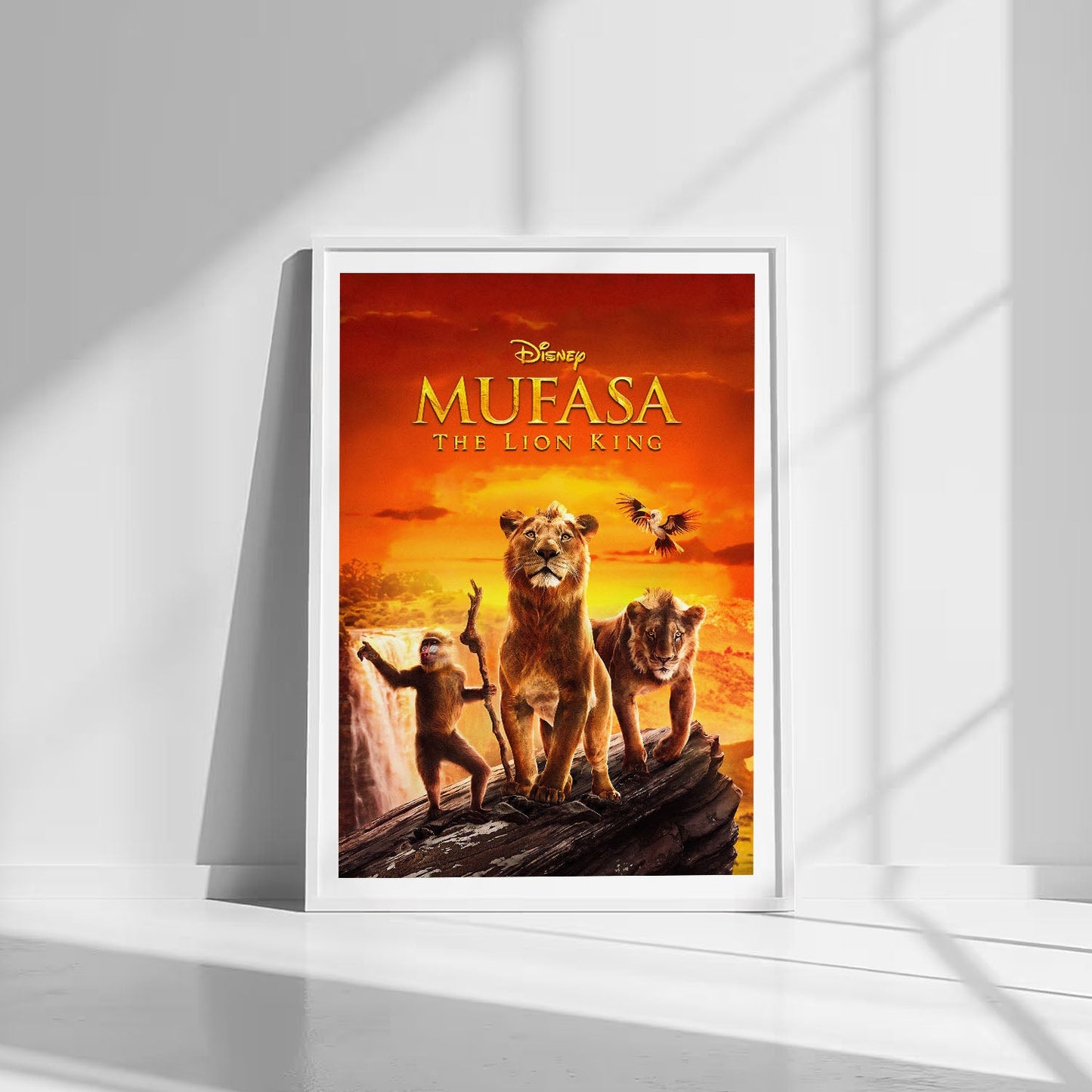 Flex Designs Poster Mufasa The Lion King Live Action 8 x 10" Home Goods - Movie 2024 Movie Poster