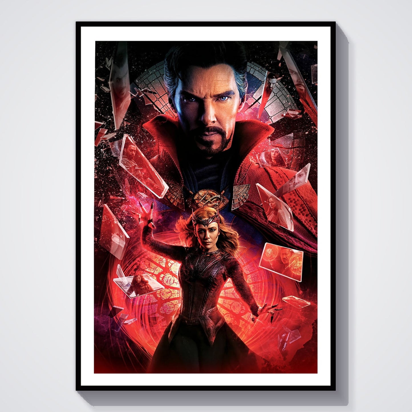 Flex Designs Poster Doctor Strange in the Multiverse of Madness Key Art 8 x 10" Home Goods - Movie 2022 Movie Poster
