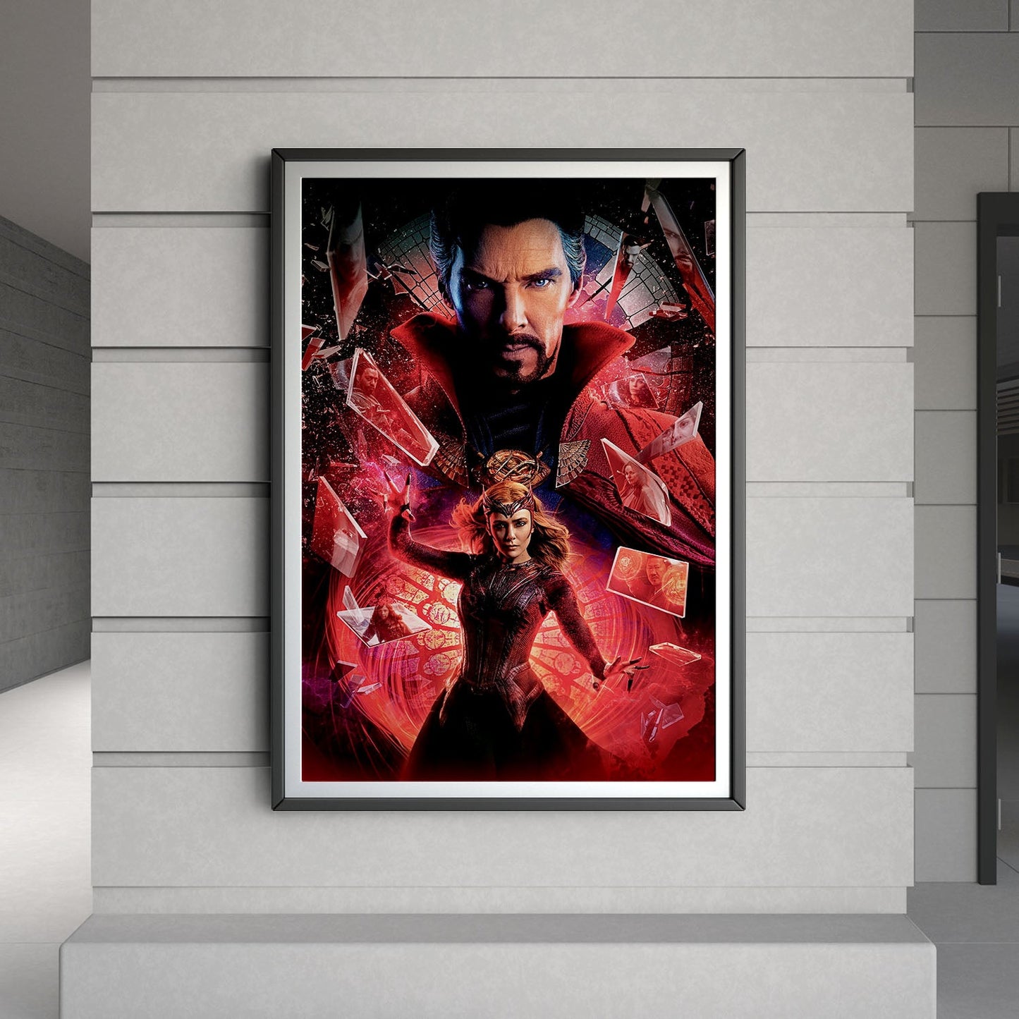 Flex Designs Poster Doctor Strange in the Multiverse of Madness Key Art 8 x 10" Home Goods - Movie 2022 Movie Poster