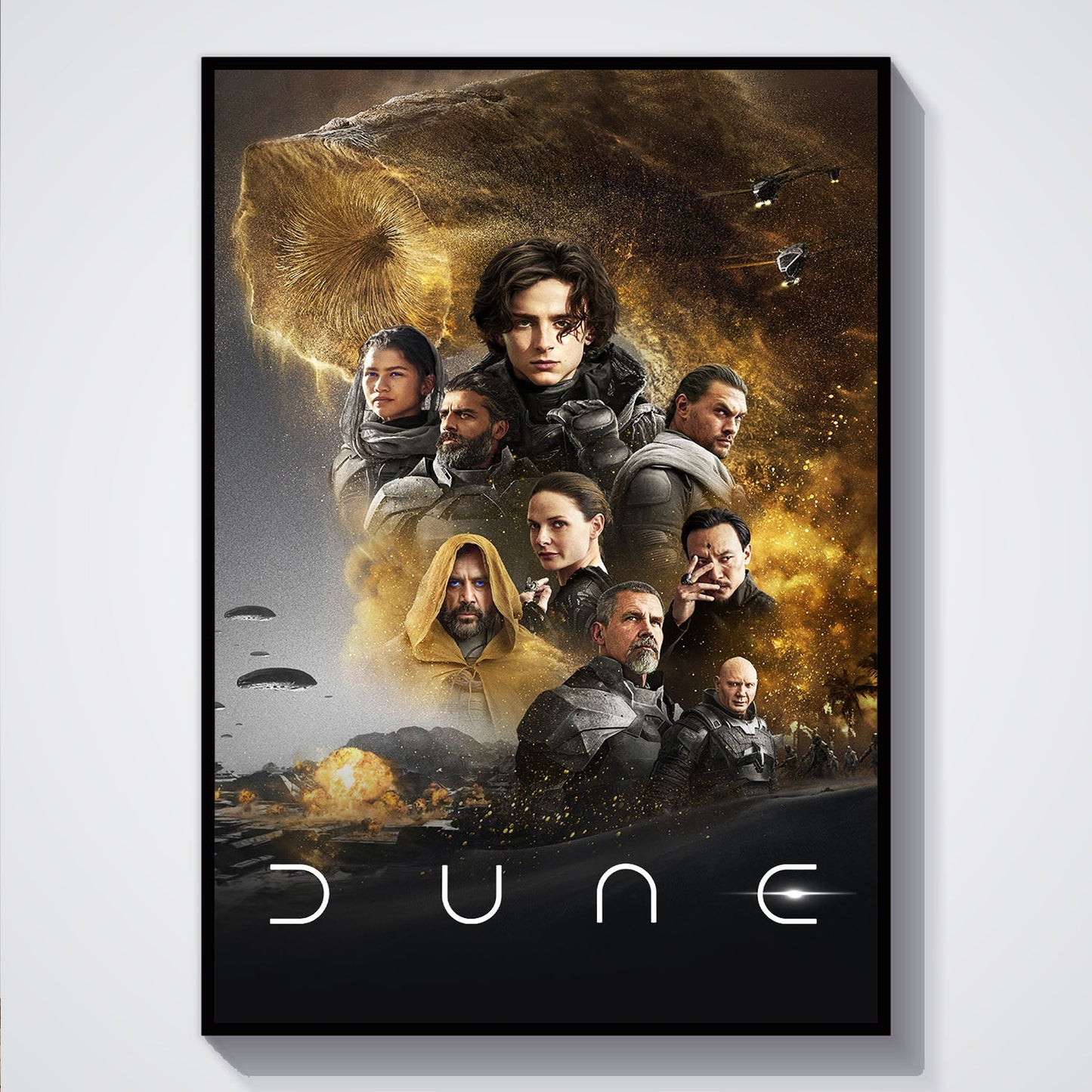 Flex Designs Poster Dune 5 x 7" Home Goods - Movie 2021 Movie Poster