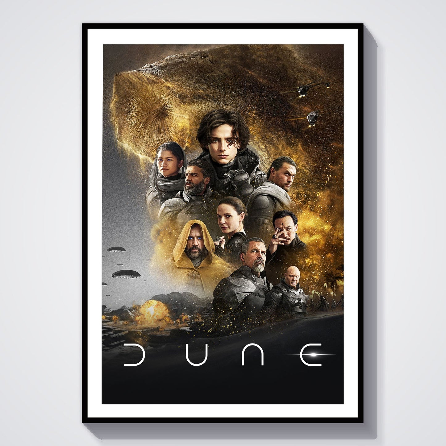 Flex Designs Poster Dune 8 x 10" Home Goods - Movie 2021 Movie Poster