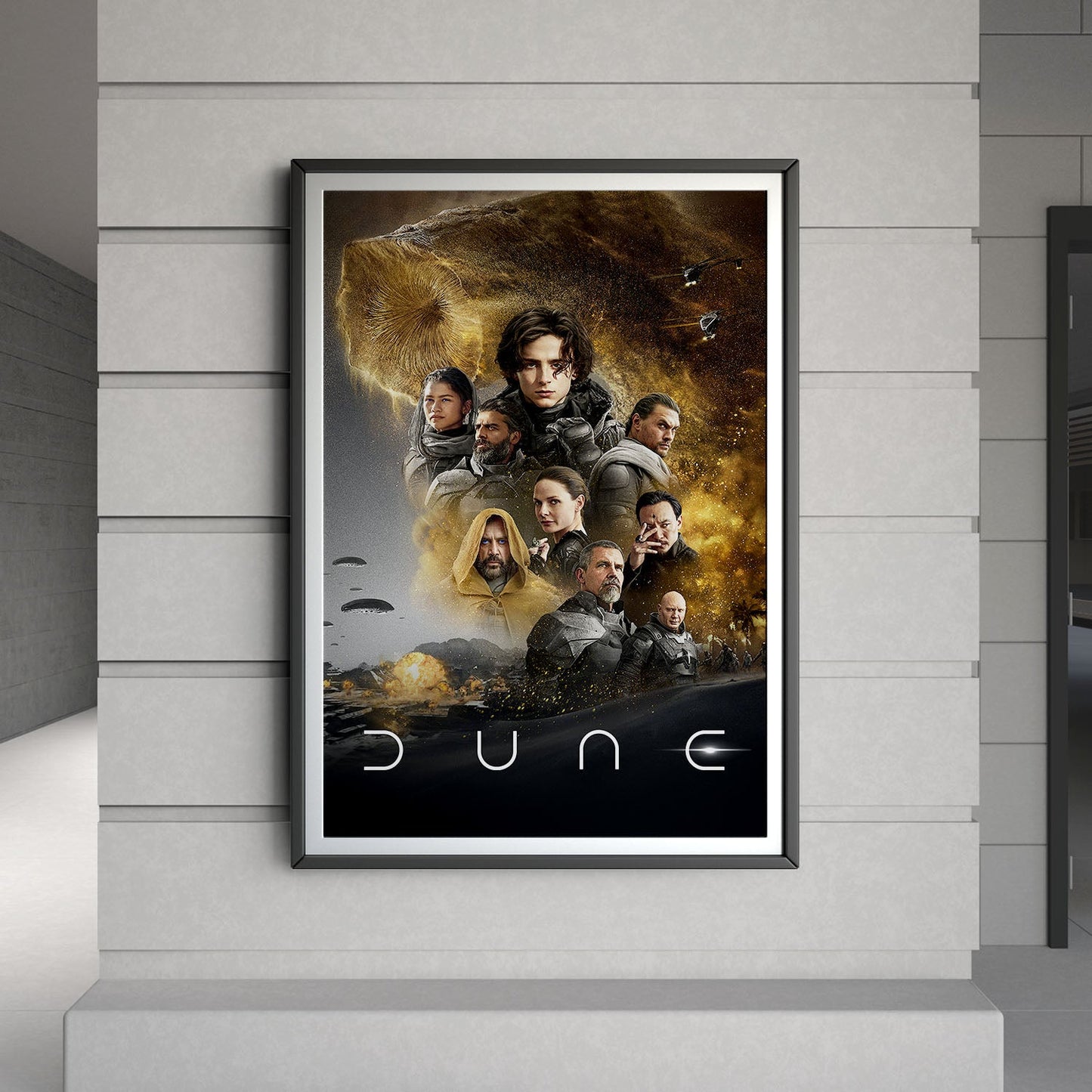 Flex Designs Poster Dune 8 x 10" Home Goods - Movie 2021 Movie Poster