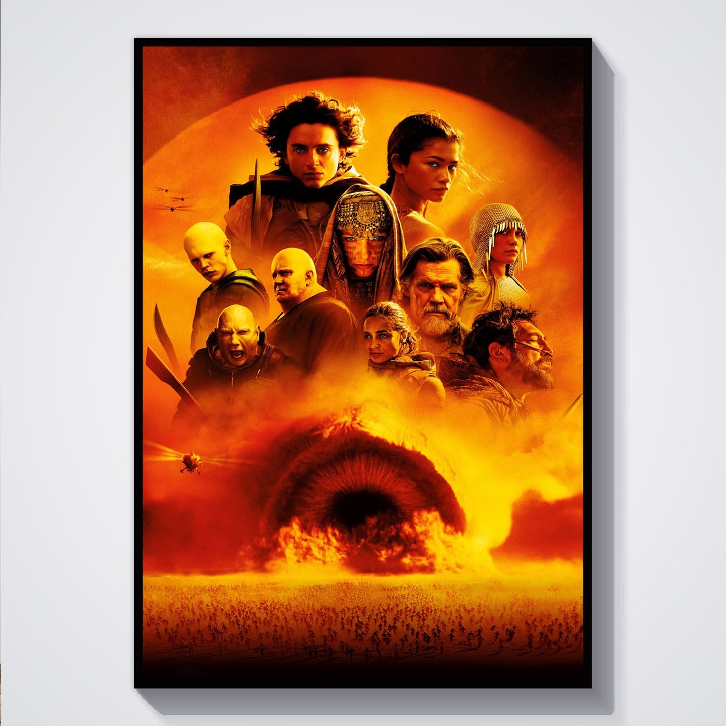 Flex Designs Poster Dune - Part Two Key Art 5 x 7" Home Goods - Movie 2024 Movie Poster