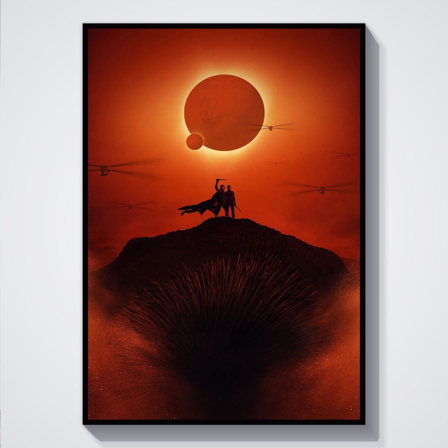 Flex Designs Poster Dune - Part Two Minimalist 5 x 7" Home Goods - Movie 2024 Movie Poster