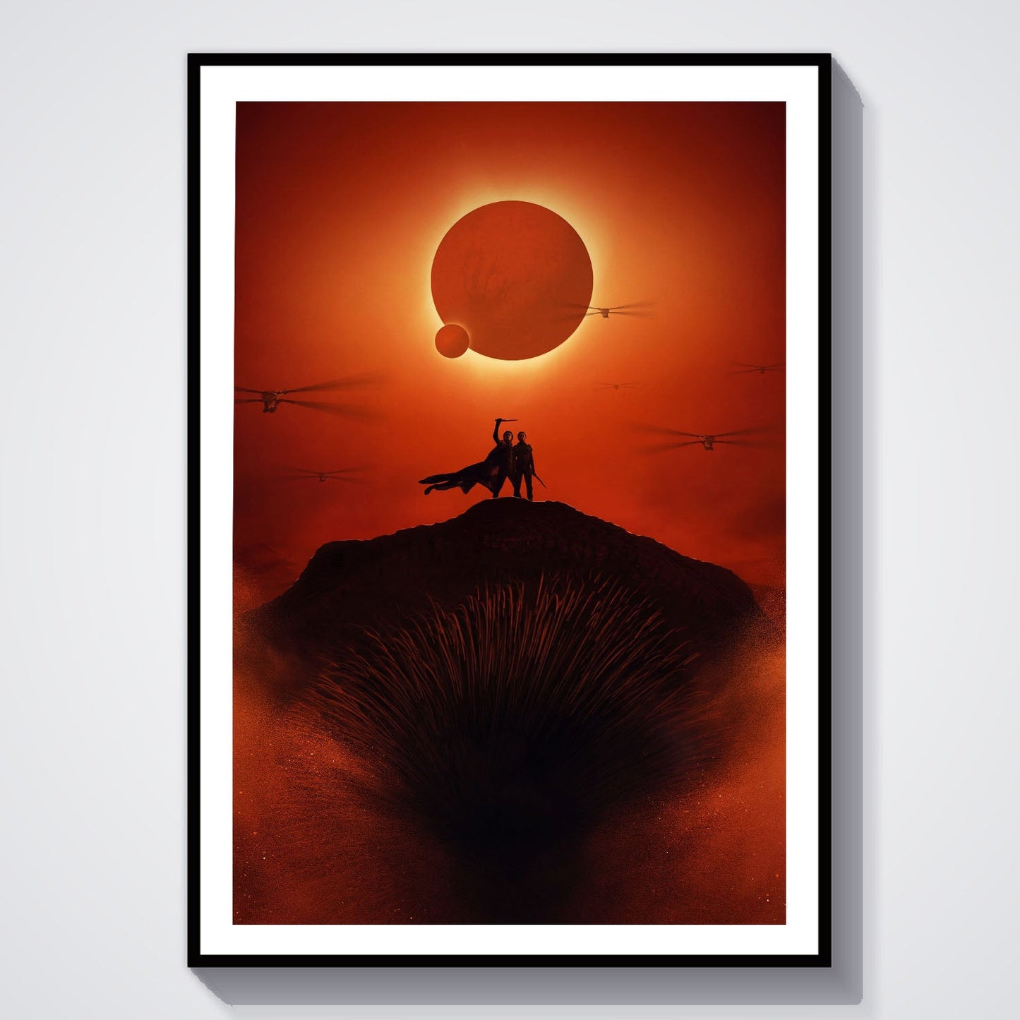 Flex Designs Poster Dune - Part Two Minimalist 8 x 10" Home Goods - Movie 2024 Movie Poster