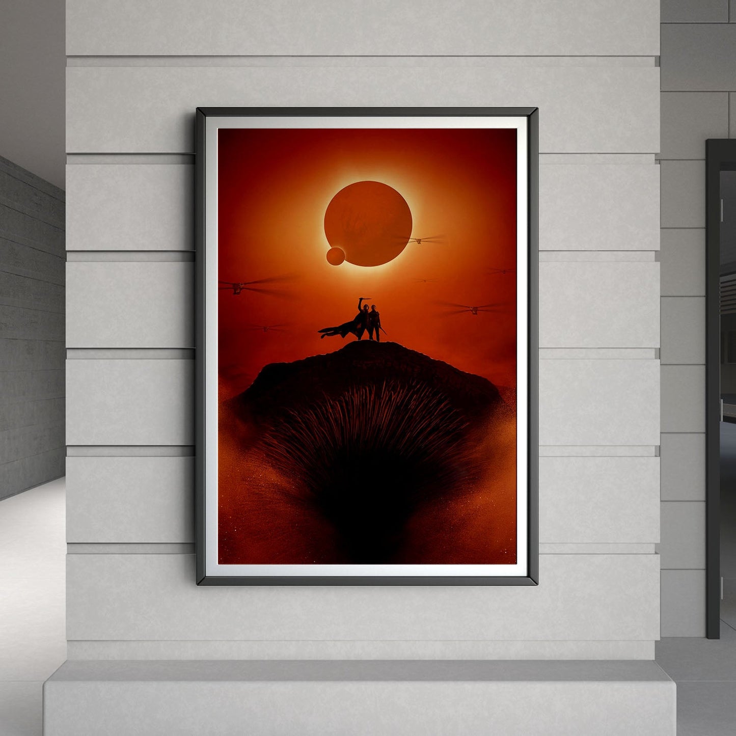 Flex Designs Poster Dune - Part Two Minimalist 8 x 10" Home Goods - Movie 2024 Movie Poster