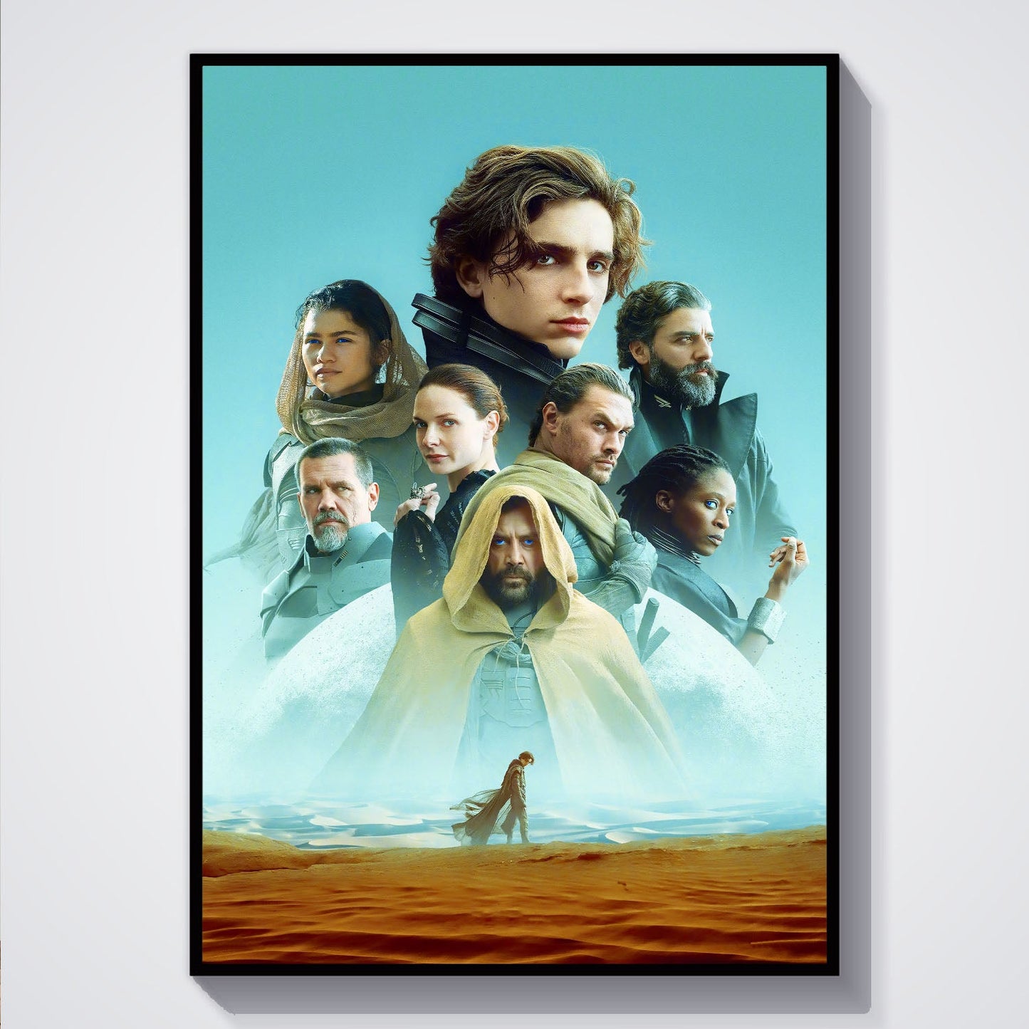 Flex Designs Poster Dune Textless 5 x 7" Home Goods - Movie 2021 Movie Poster