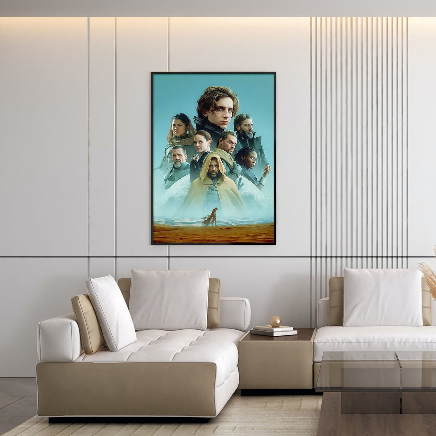 Flex Designs Poster Dune Textless 5 x 7" Home Goods - Movie 2021 Movie Poster