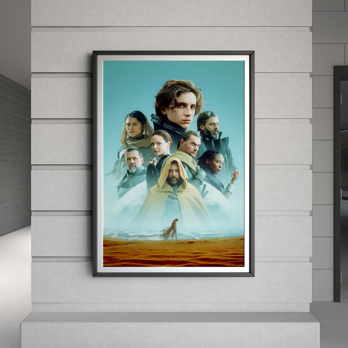 Flex Designs Poster Dune Textless 8 x 10" Home Goods - Movie 2021 Movie Poster