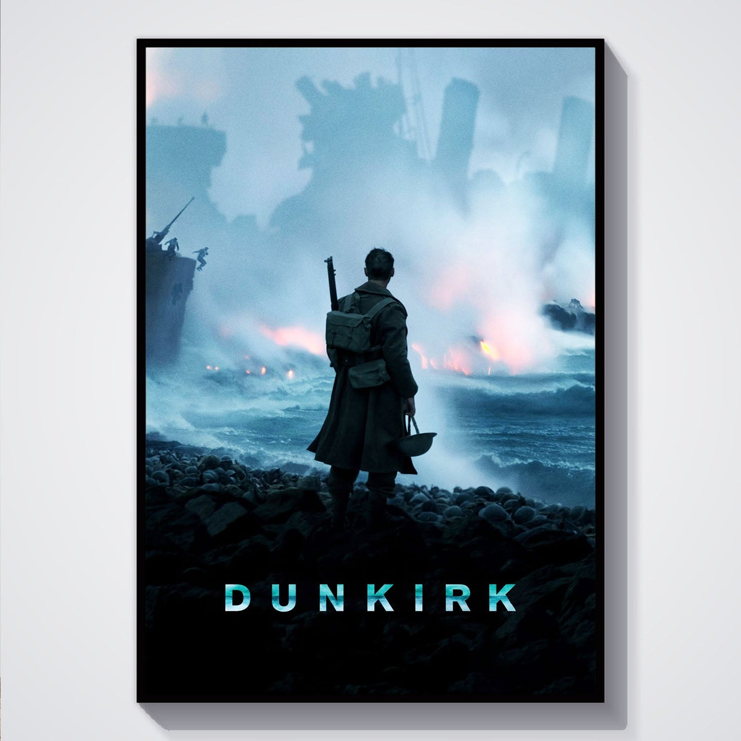 Flex Designs Poster Dunkirk Cinematic 5 x 7" Home Goods - Movie 2017 Movie Poster