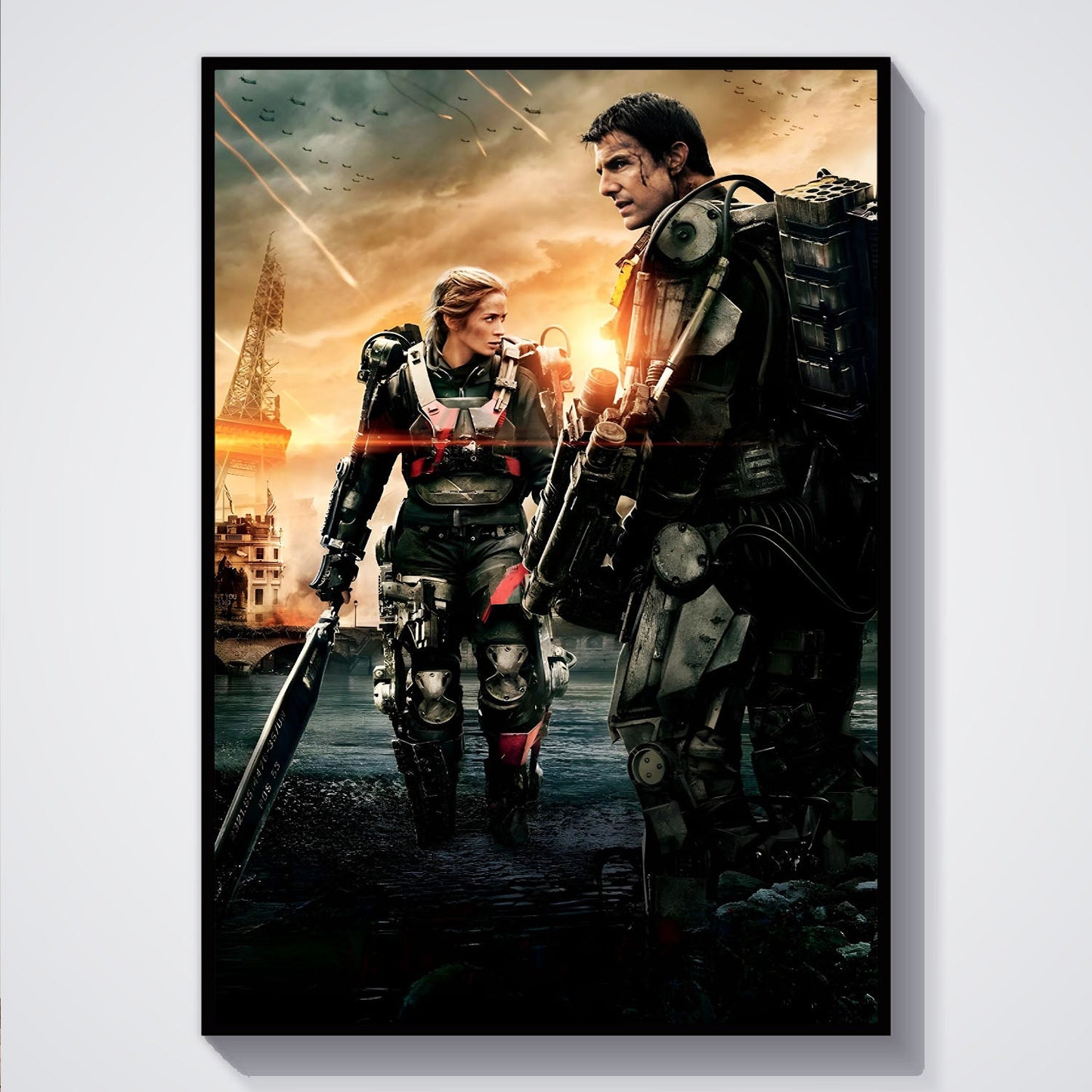 Flex Designs Poster Edge of Tomorrow Key Art 5 x 7" Home Goods - Movie 2014 Movie Poster