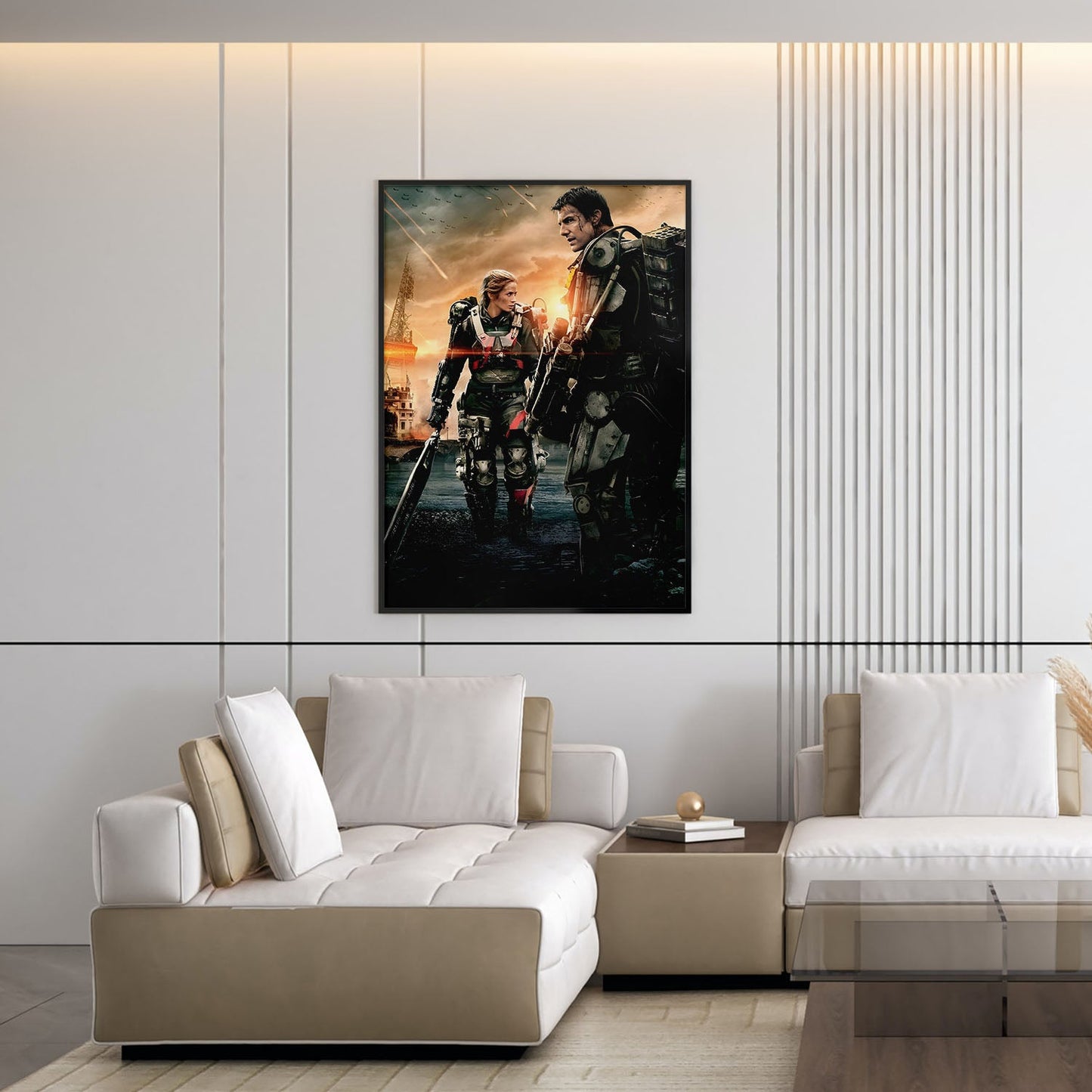 Flex Designs Poster Edge of Tomorrow Key Art 5 x 7" Home Goods - Movie 2014 Movie Poster