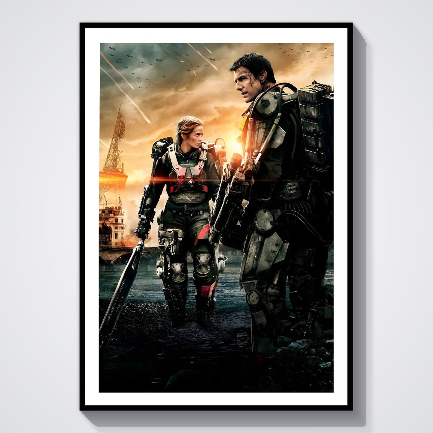 Flex Designs Poster Edge of Tomorrow Key Art 8 x 10" Home Goods - Movie 2014 Movie Poster