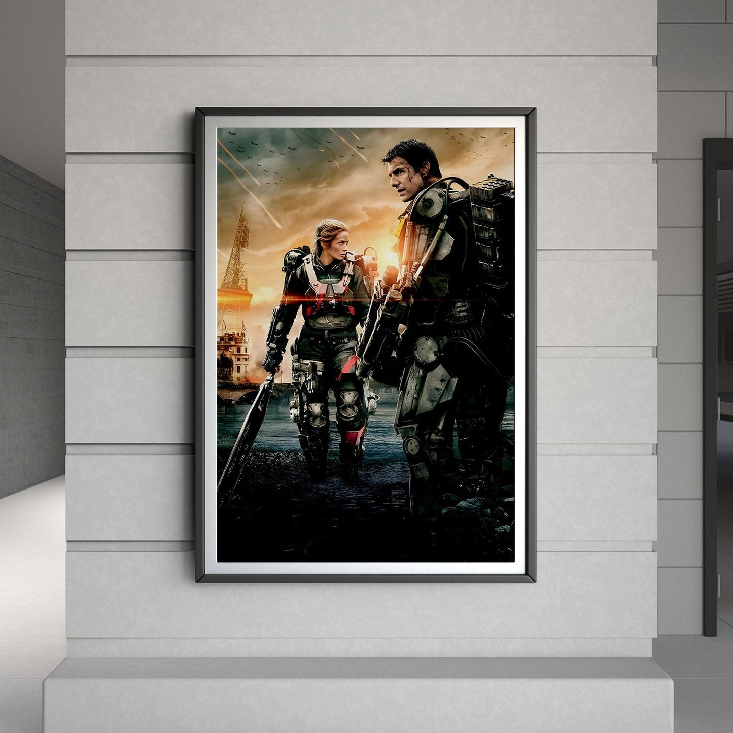 Flex Designs Poster Edge of Tomorrow Key Art 8 x 10" Home Goods - Movie 2014 Movie Poster