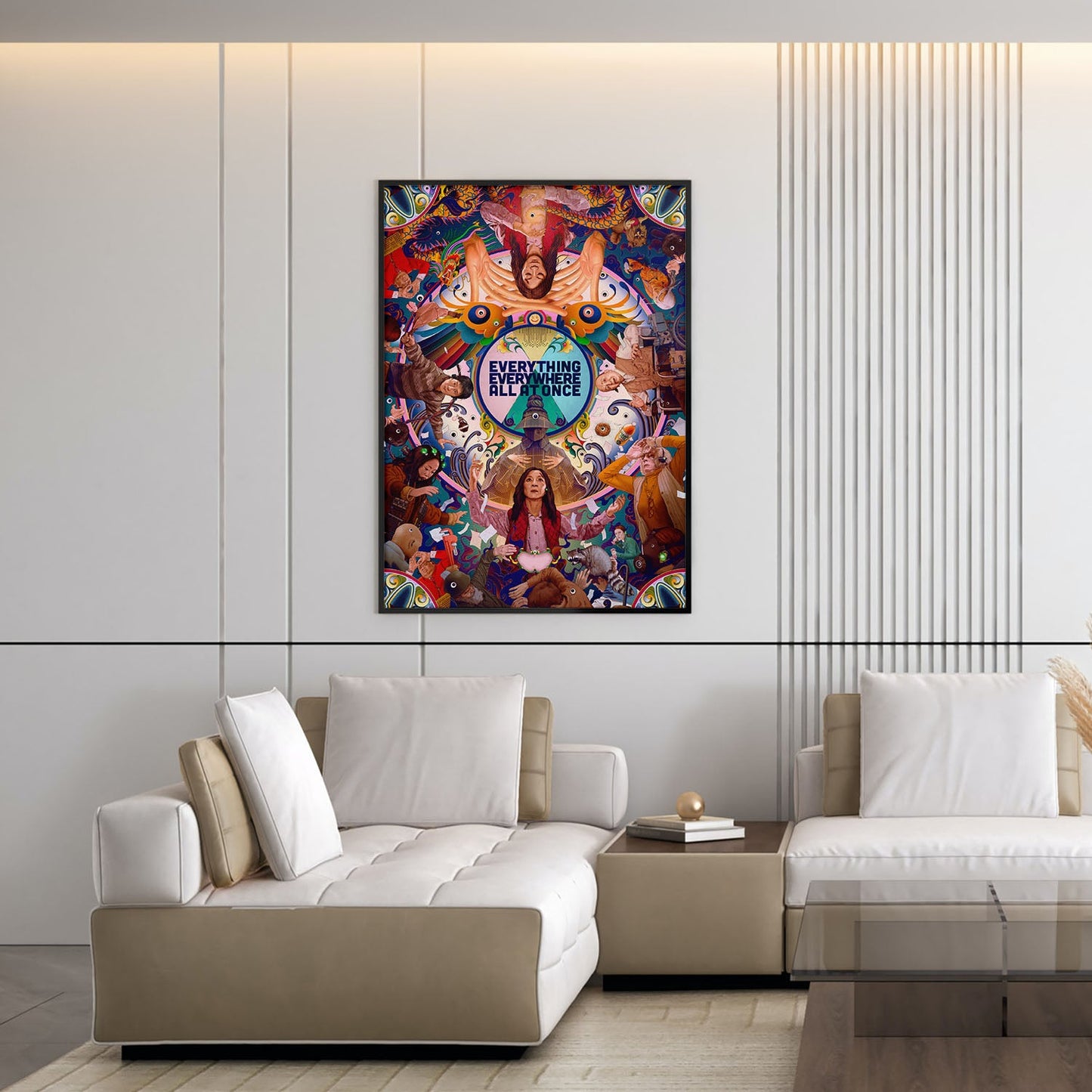 Flex Designs Poster Everything Everywhere All at Once 5 x 7" Home Goods - Movie 2022 Movie Poster