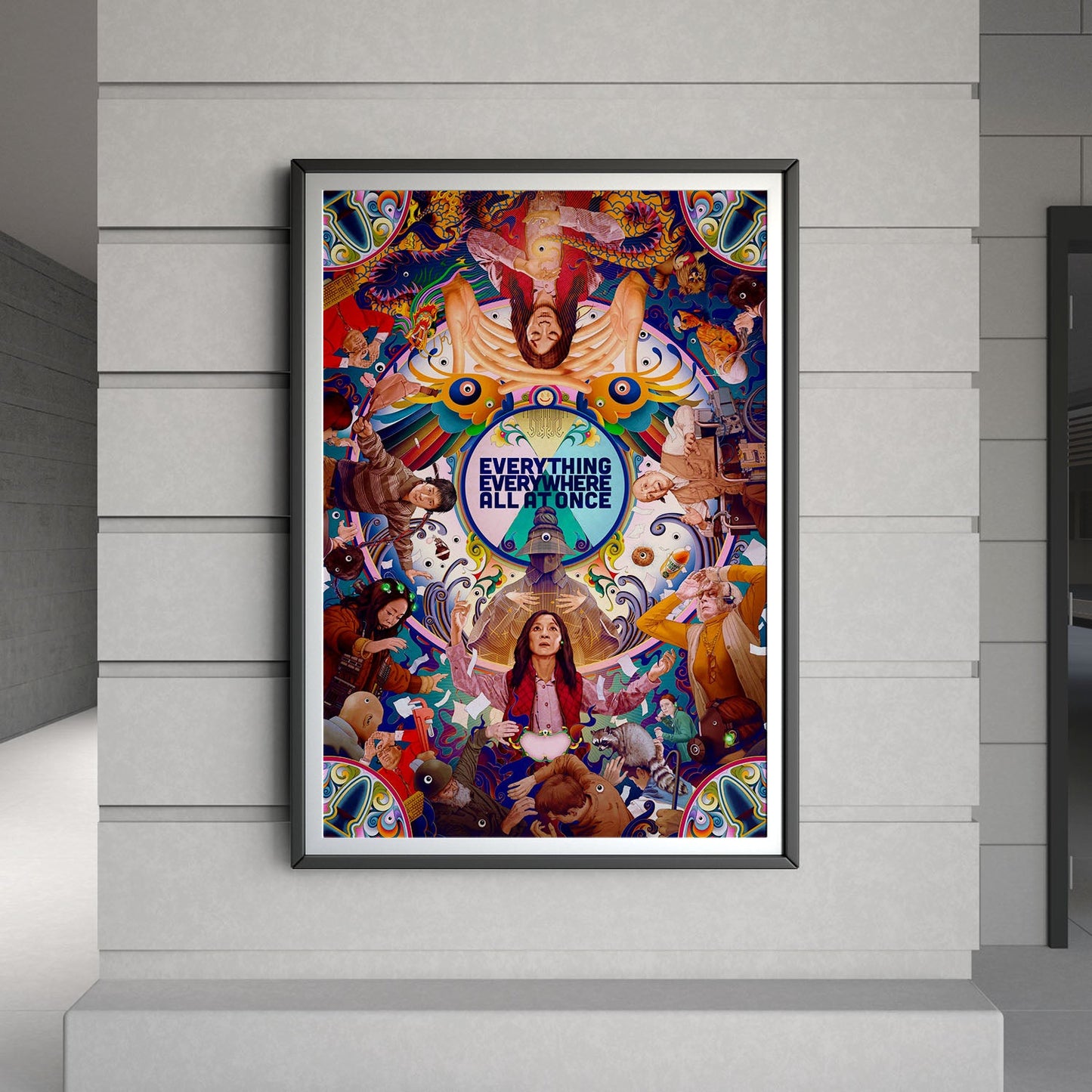 Flex Designs Poster Everything Everywhere All at Once 8 x 10" Home Goods - Movie 2022 Movie Poster