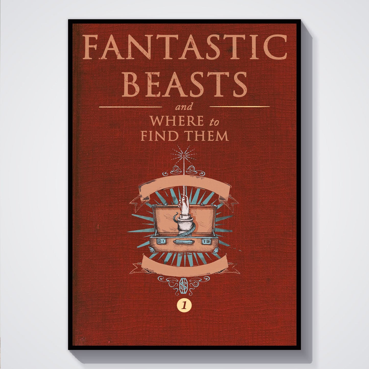 Flex Designs Poster Fantastic Beasts and Where to Find Them Bookcover 5 x 7" Home Goods - Movie 2016 Movie Poster
