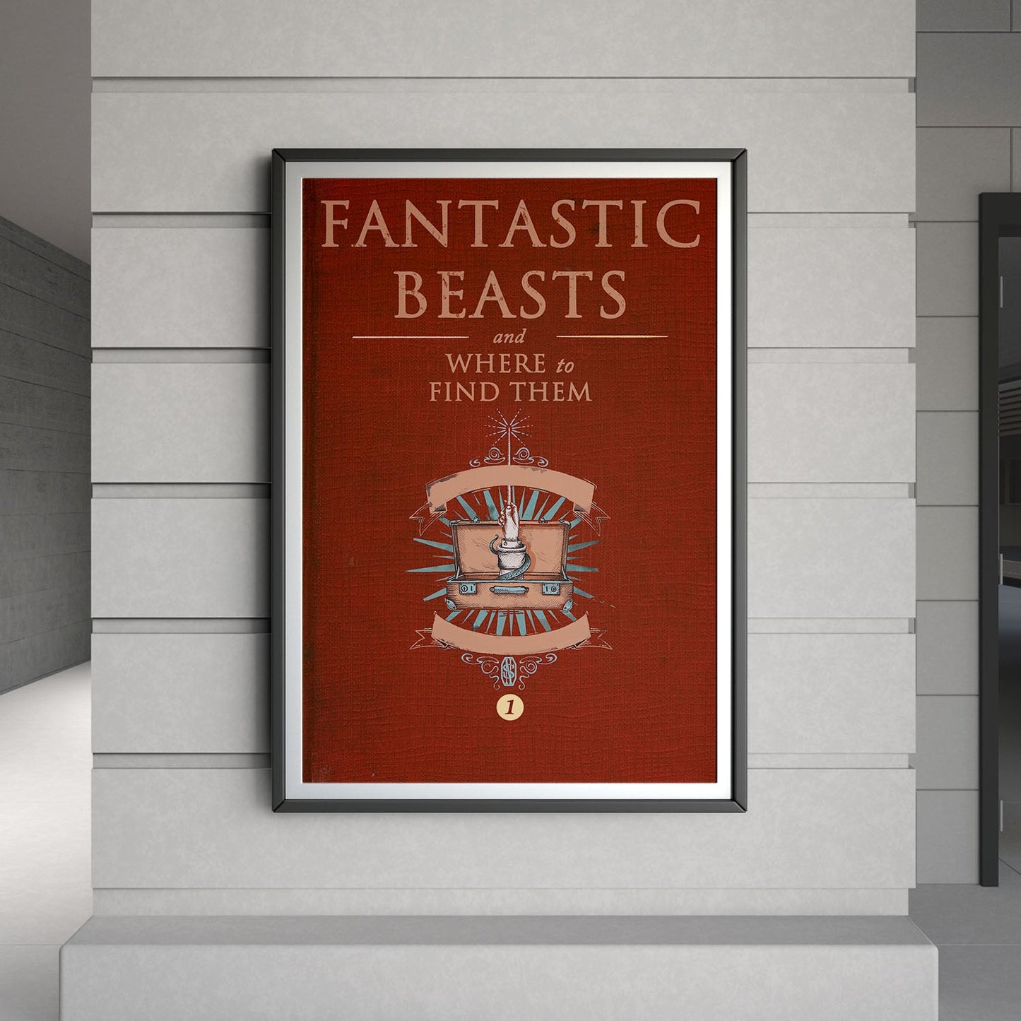 Flex Designs Poster Fantastic Beasts and Where to Find Them Bookcover 8 x 10" Home Goods - Movie 2016 Movie Poster
