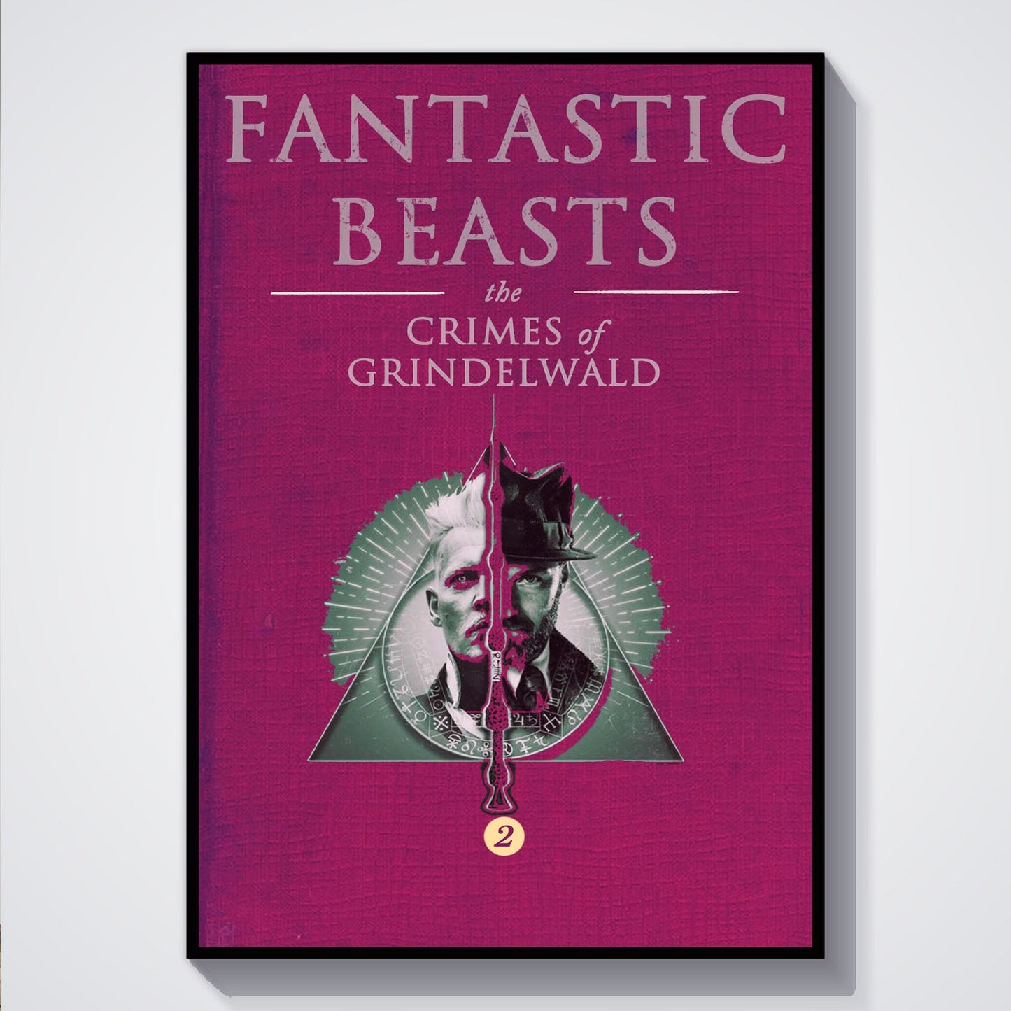 Flex Designs Poster Fantastic Beasts The Crimes of Grindelwald Bookcover 5 x 7" Home Goods - Movie 2018 Movie Poster