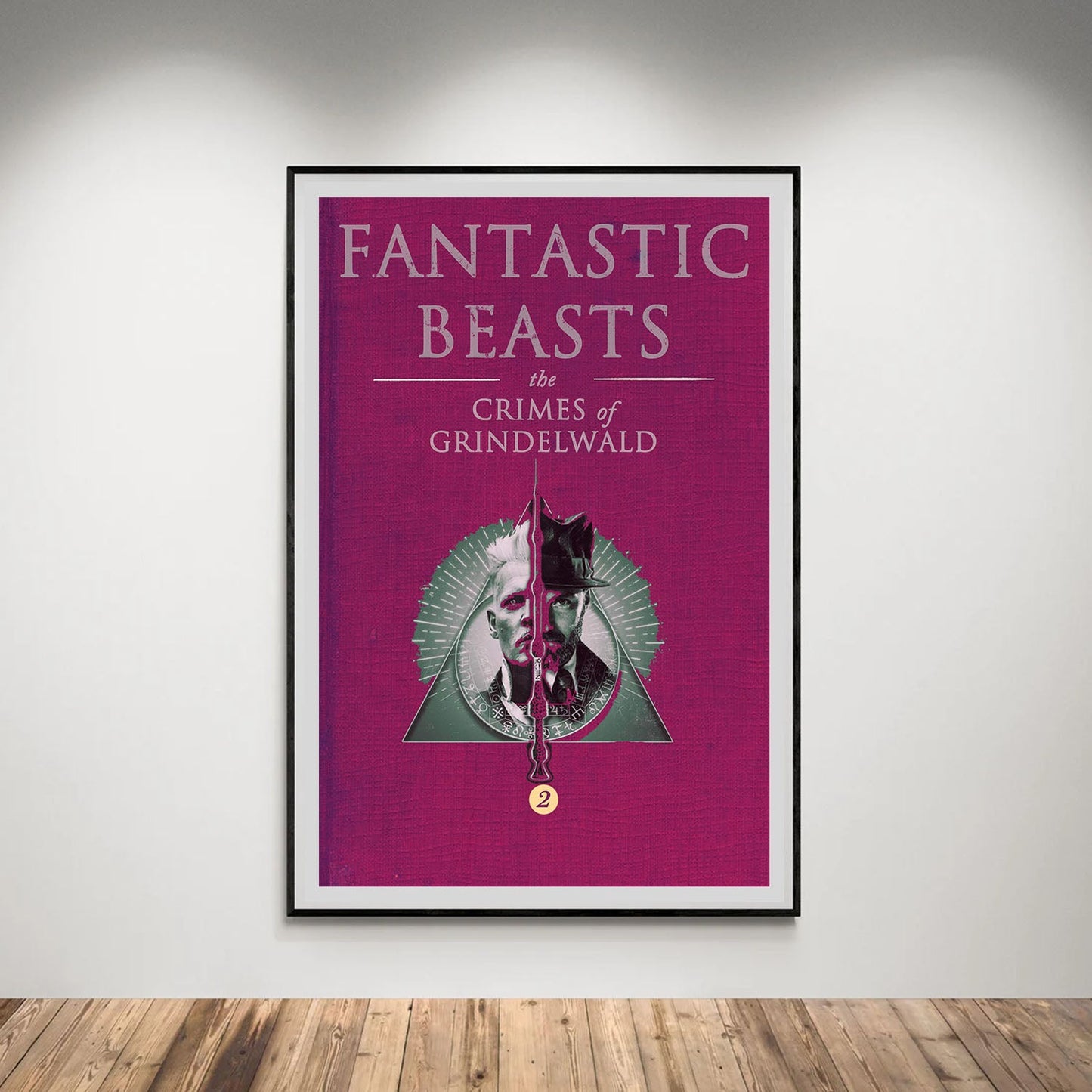 Flex Designs Poster Fantastic Beasts The Crimes of Grindelwald Bookcover 5 x 7" Home Goods - Movie 2018 Movie Poster