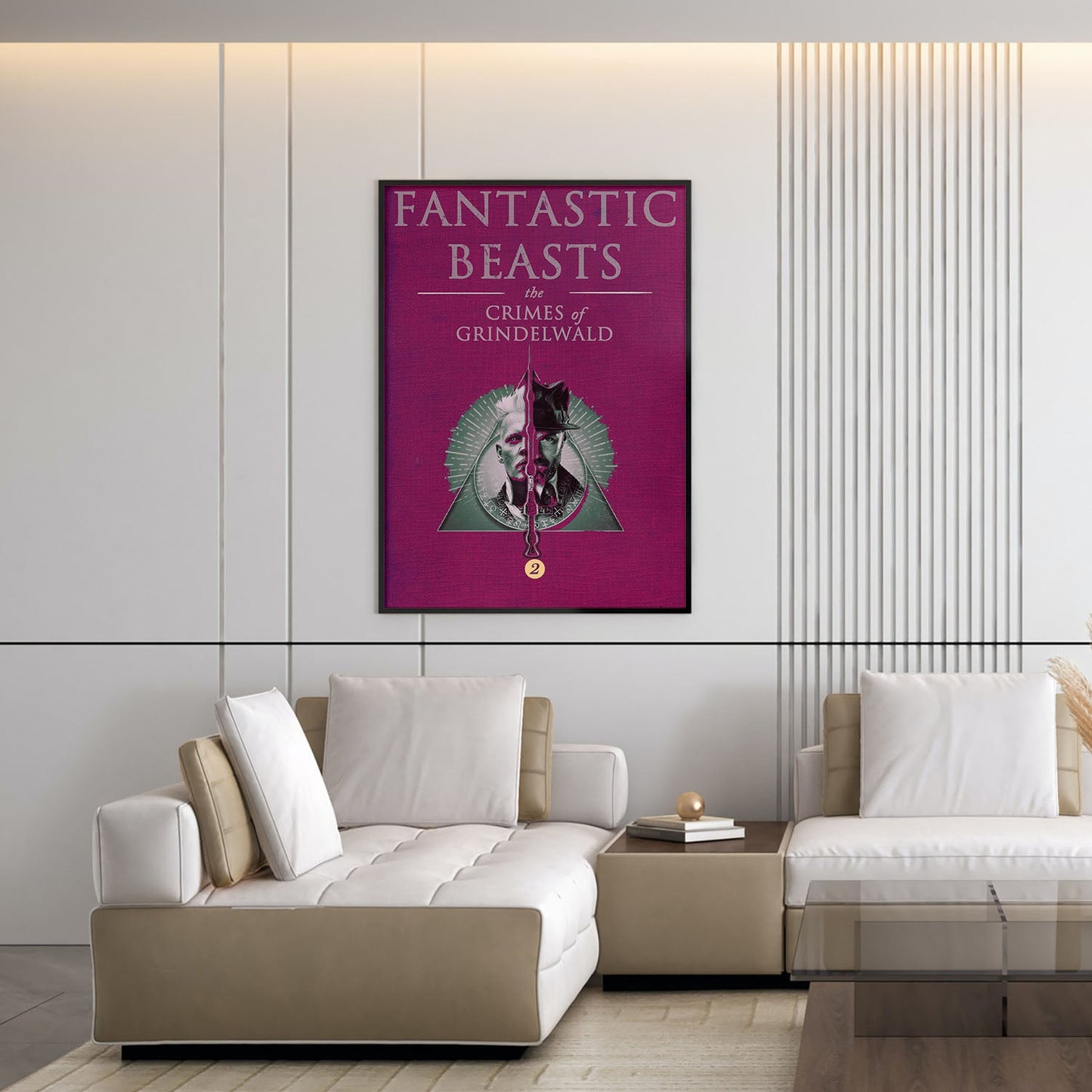 Flex Designs Poster Fantastic Beasts The Crimes of Grindelwald Bookcover 5 x 7" Home Goods - Movie 2018 Movie Poster
