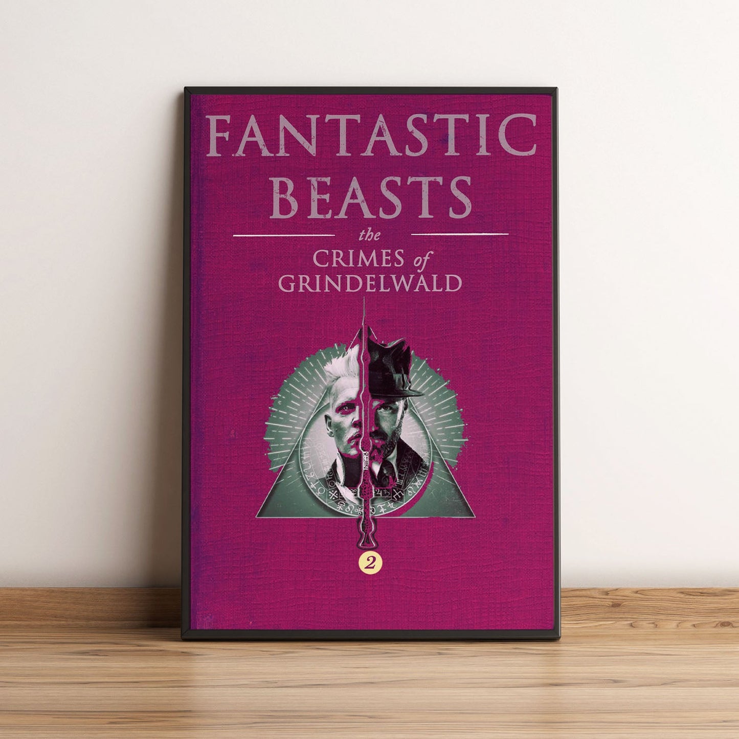 Flex Designs Poster Fantastic Beasts The Crimes of Grindelwald Bookcover 5 x 7" Home Goods - Movie 2018 Movie Poster