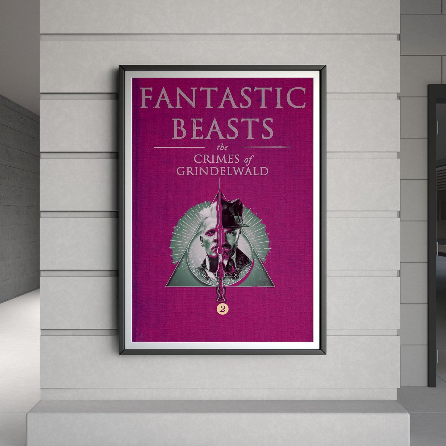 Flex Designs Poster Fantastic Beasts The Crimes of Grindelwald Bookcover 8 x 10" Home Goods - Movie 2018 Movie Poster